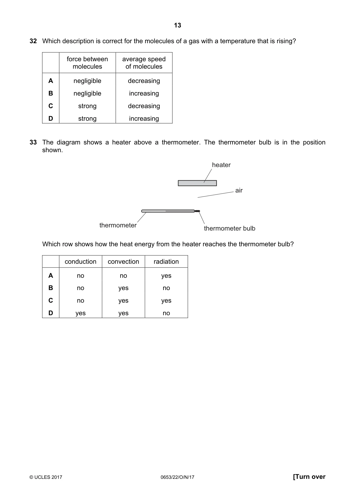 Cambridge IGCSE Science - Combined 0653 2017 Oct/Nov Paper 2 · Variant 2 question paper, page 13 of 20