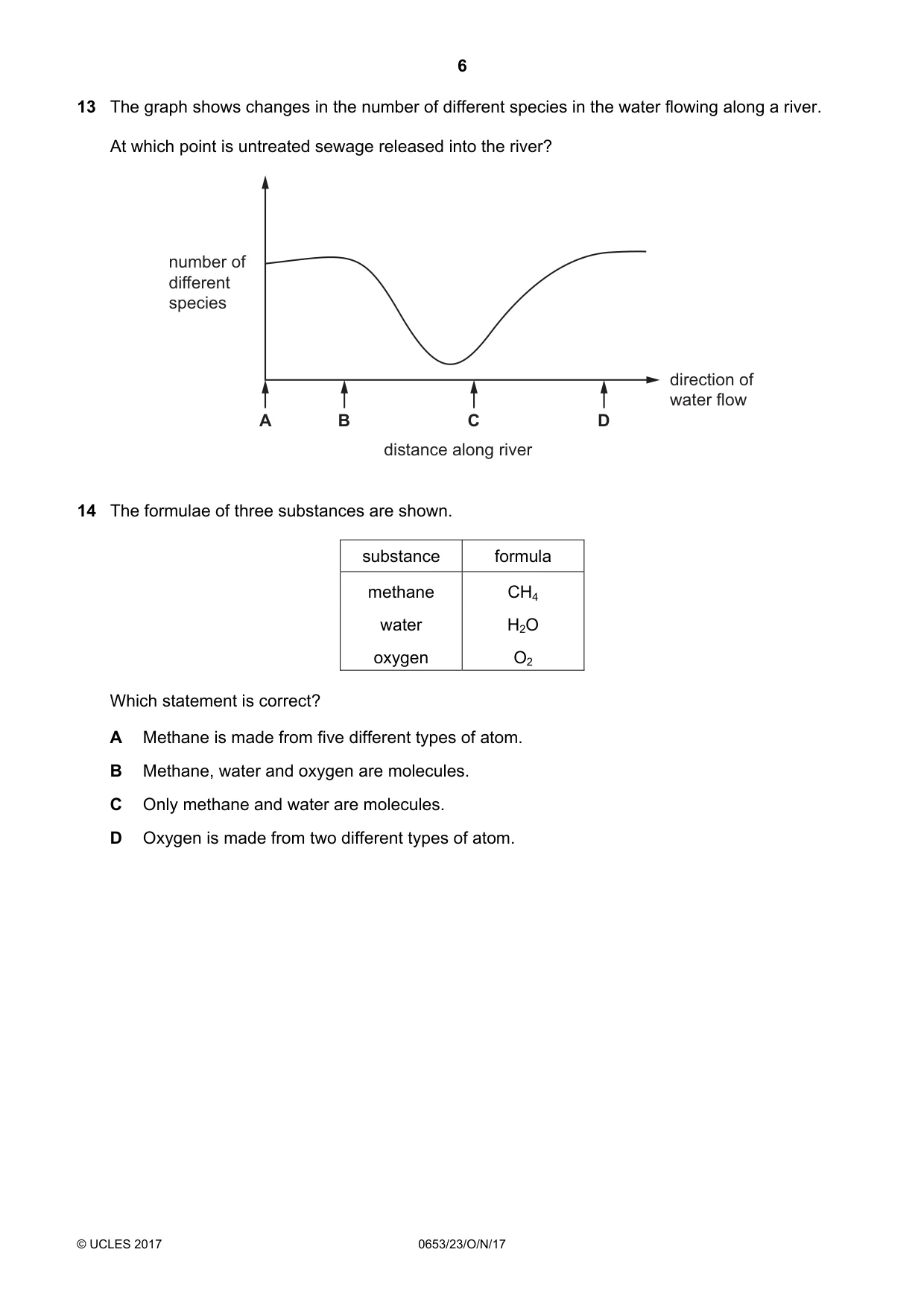 Cambridge IGCSE Science - Combined 0653 2017 Oct/Nov Paper 2 · Variant 3 question paper, page 6 of 20