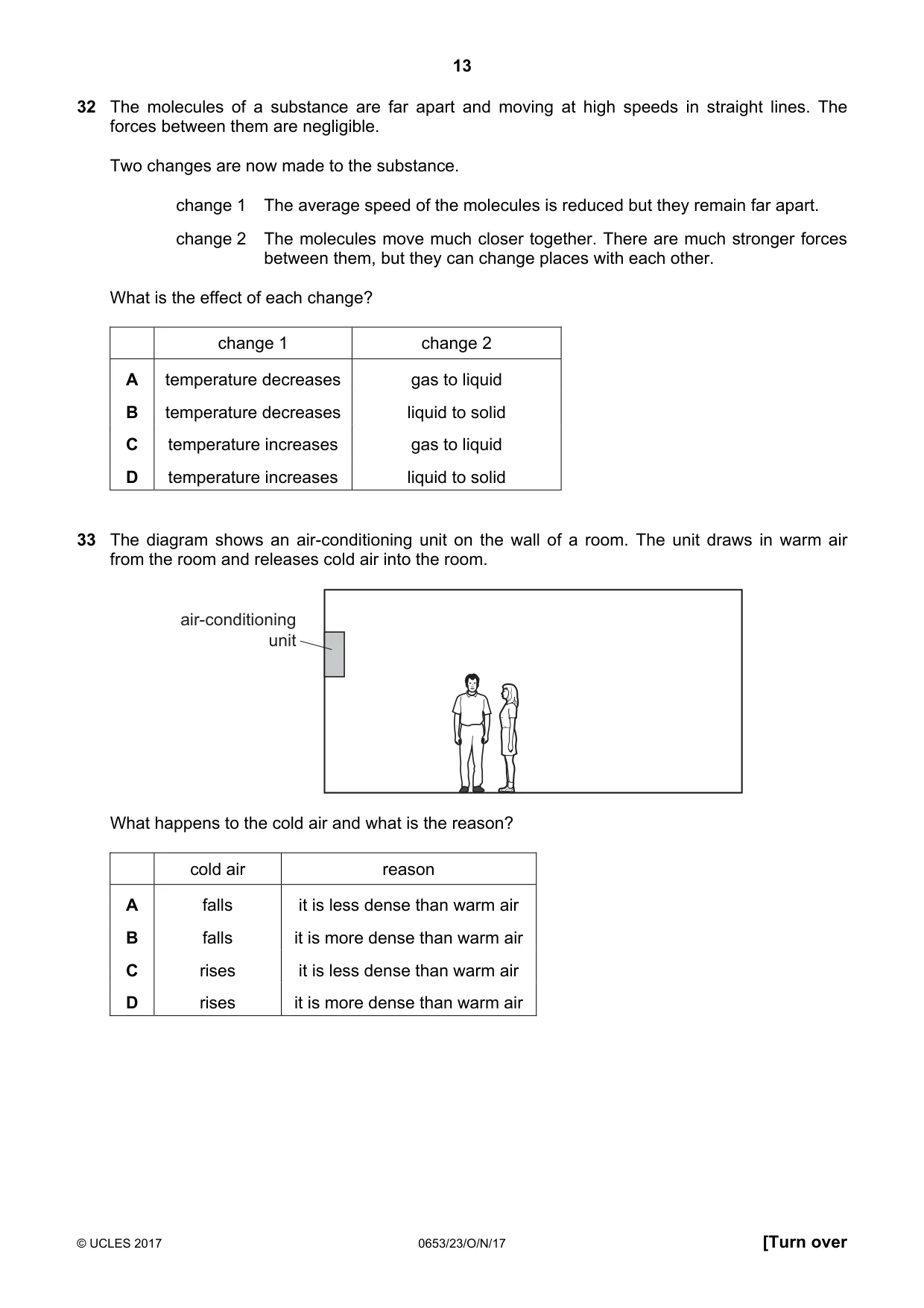 Cambridge IGCSE Science - Combined 0653 2017 Oct/Nov Paper 2 · Variant 3 question paper, page 13 of 20