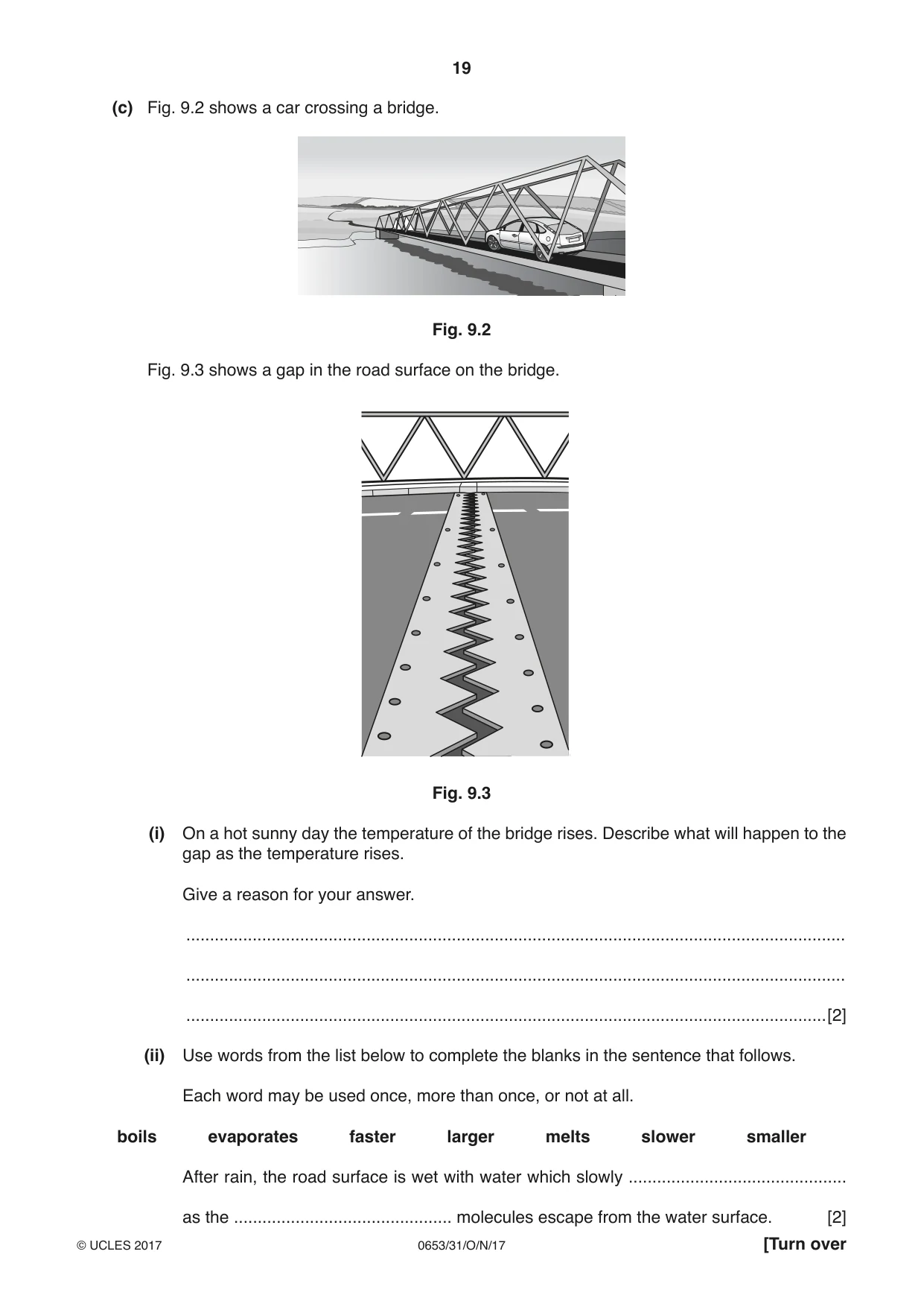 Cambridge IGCSE Science - Combined 0653 2017 Oct/Nov Paper 3 · Variant 1 question paper, page 19 of 24