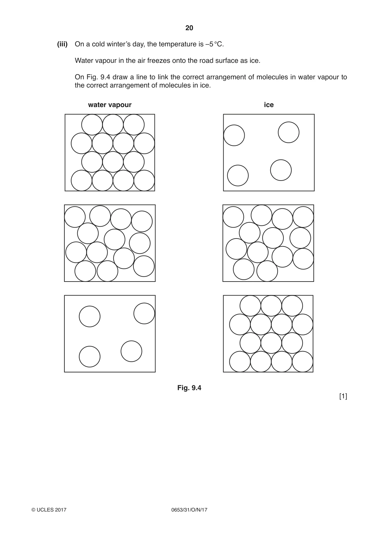 Cambridge IGCSE Science - Combined 0653 2017 Oct/Nov Paper 3 · Variant 1 question paper, page 20 of 24