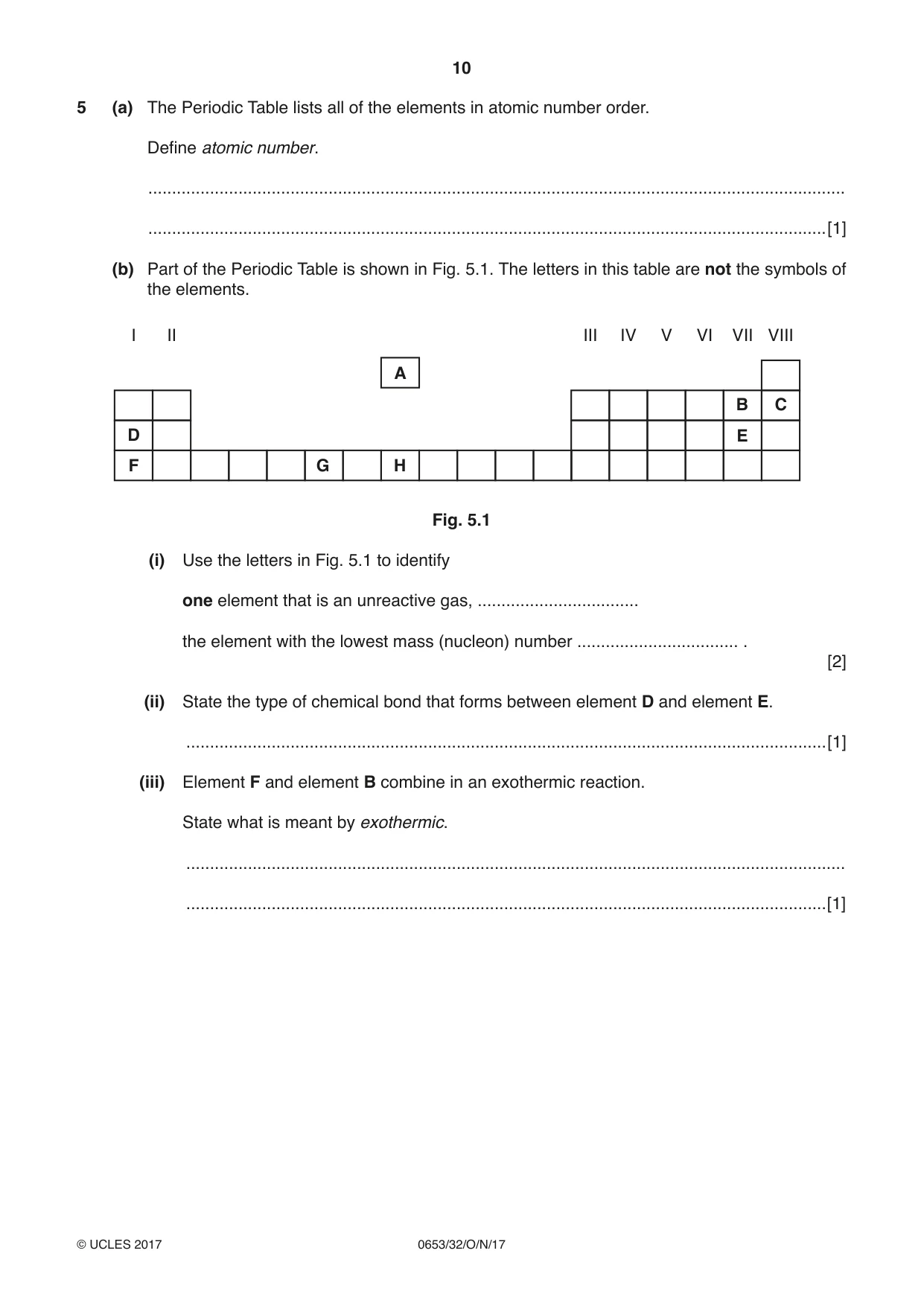 Cambridge IGCSE Science - Combined 0653 2017 Oct/Nov Paper 3 · Variant 2 question paper, page 10 of 20