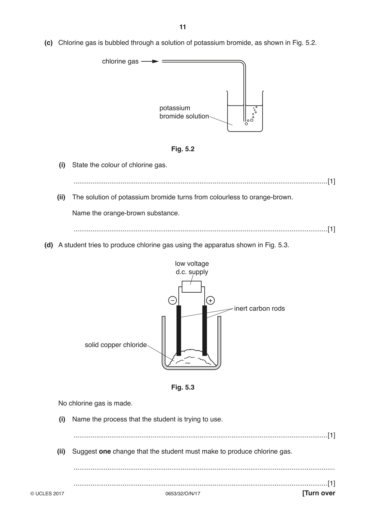 Cambridge IGCSE Science - Combined 0653 2017 Oct/Nov Paper 3 · Variant 2 question paper, page 11 of 20