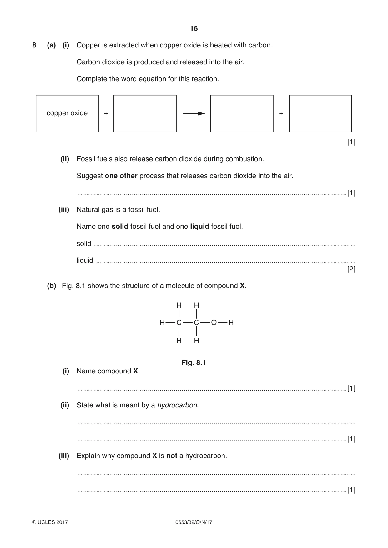 Cambridge IGCSE Science - Combined 0653 2017 Oct/Nov Paper 3 · Variant 2 question paper, page 16 of 20