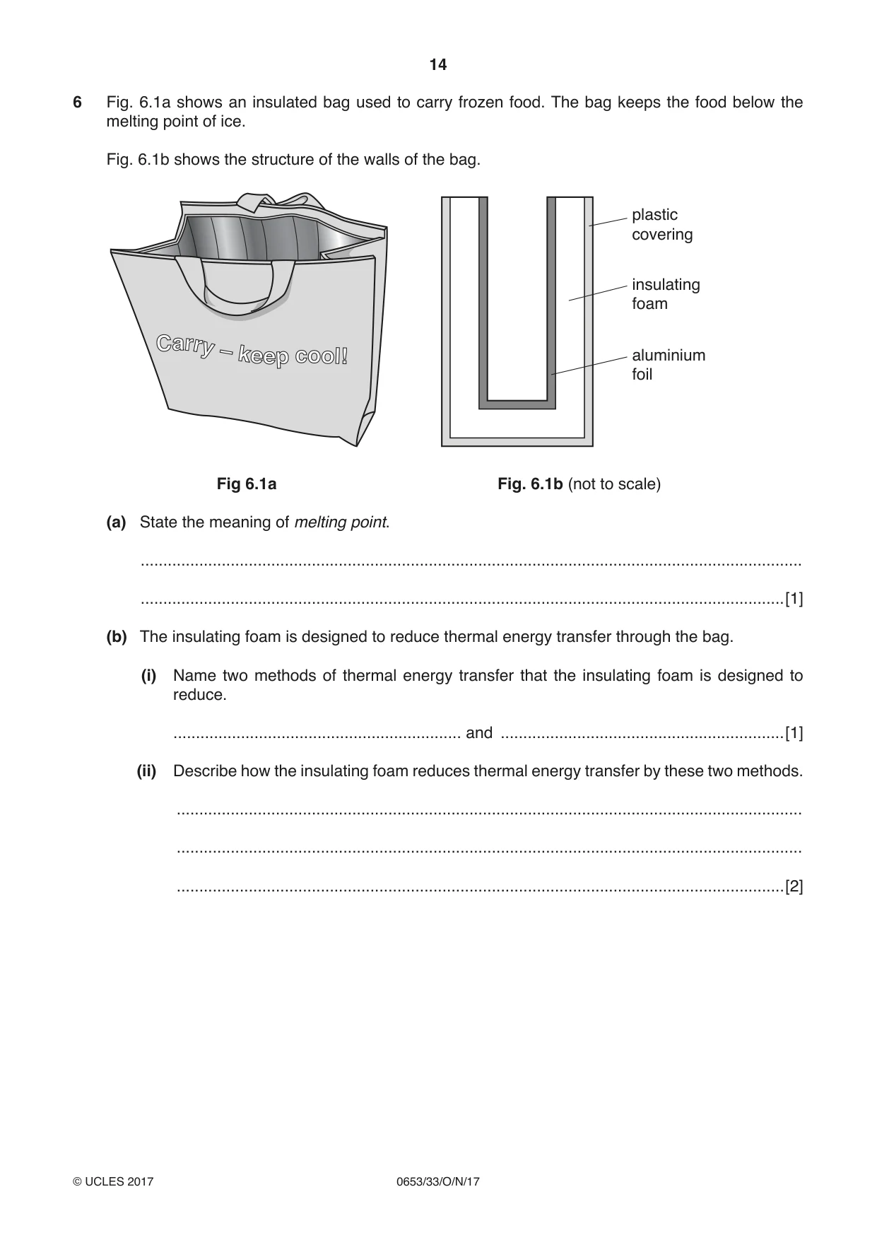 Cambridge IGCSE Science - Combined 0653 2017 Oct/Nov Paper 3 · Variant 3 question paper, page 14 of 24