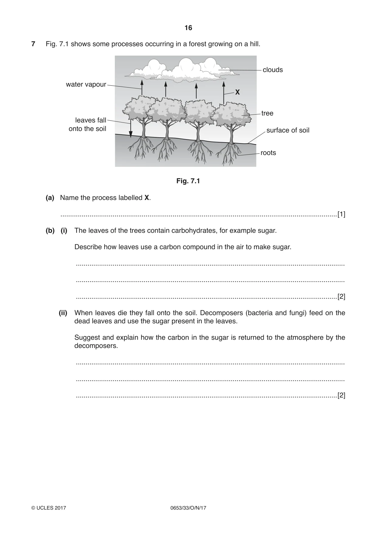 Cambridge IGCSE Science - Combined 0653 2017 Oct/Nov Paper 3 · Variant 3 question paper, page 16 of 24