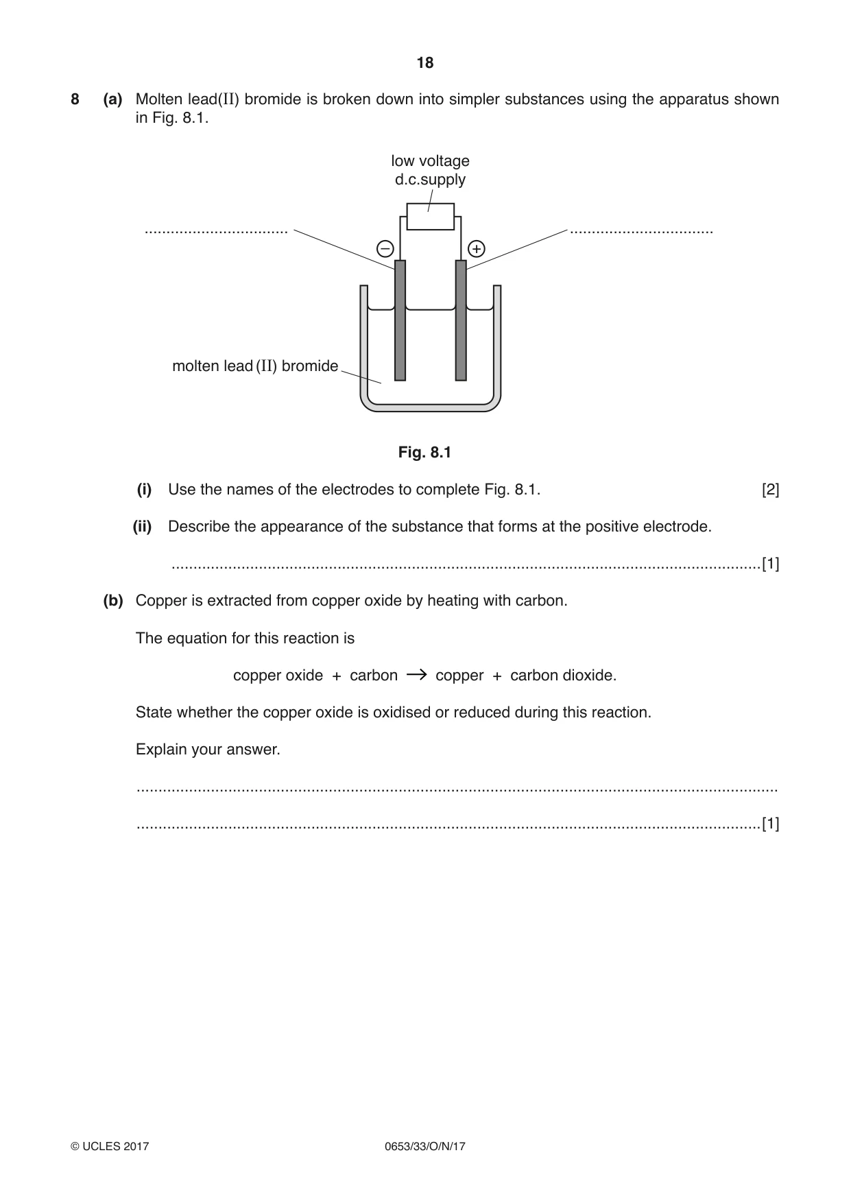 Cambridge IGCSE Science - Combined 0653 2017 Oct/Nov Paper 3 · Variant 3 question paper, page 18 of 24