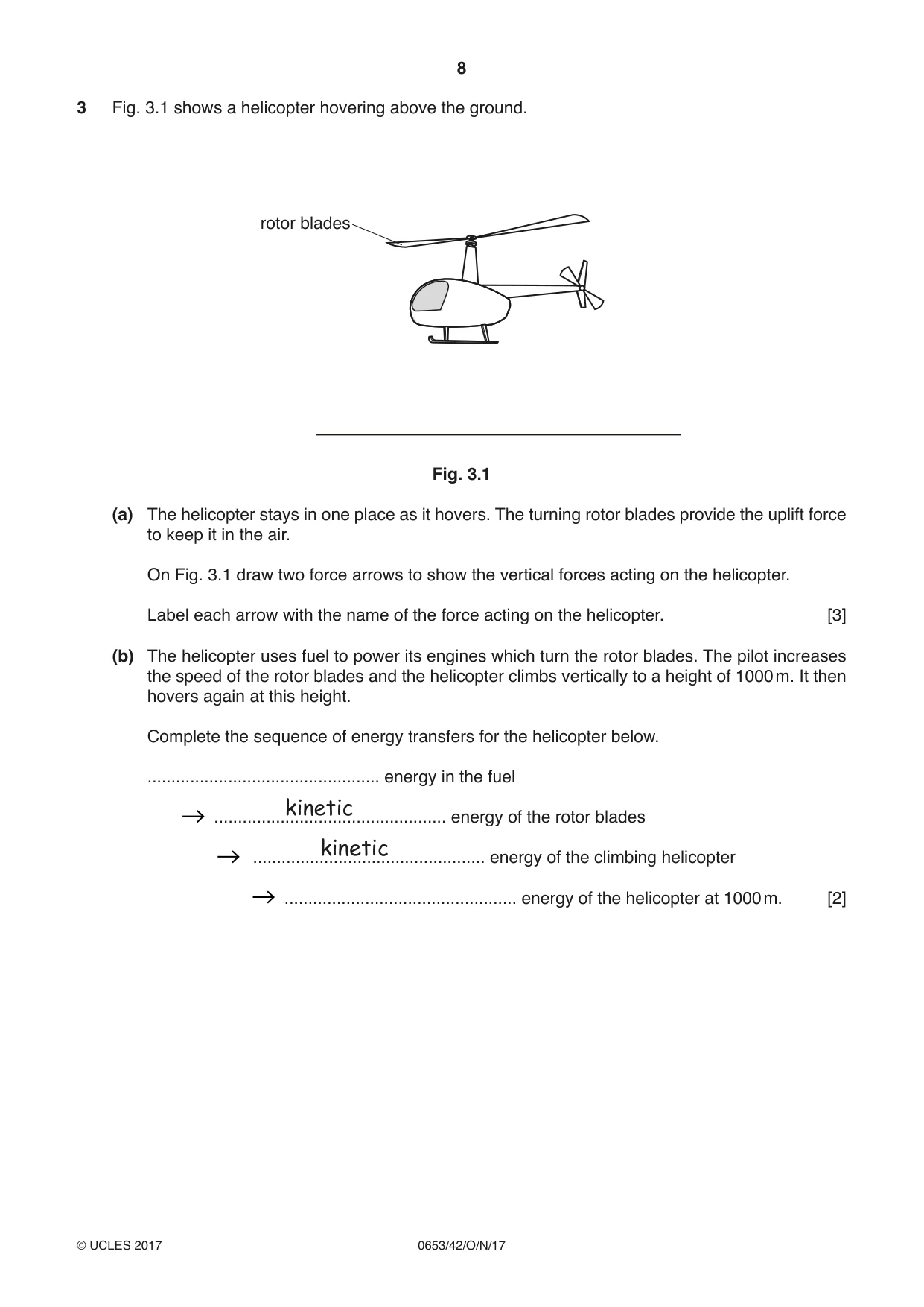 Cambridge IGCSE Science - Combined 0653 2017 Oct/Nov Paper 4 · Variant 2 question paper, page 8 of 24