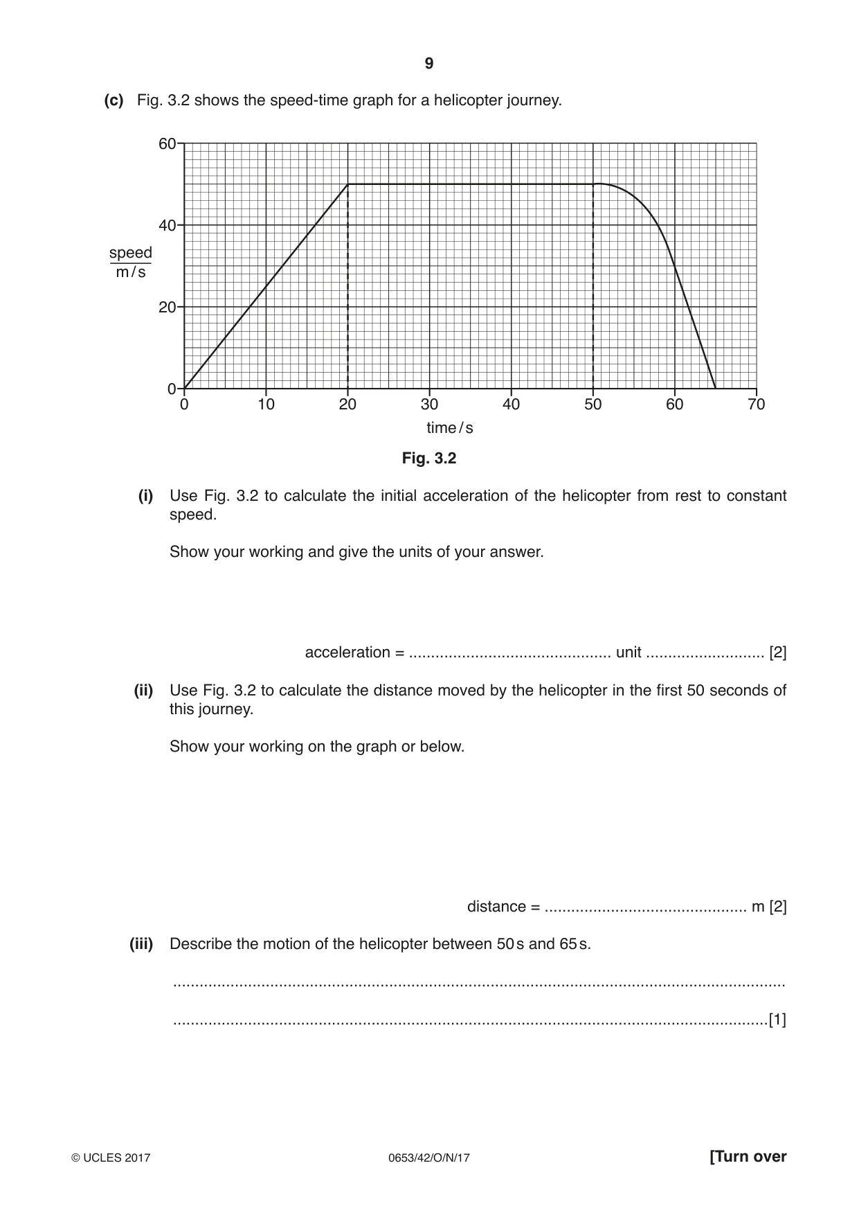 Cambridge IGCSE Science - Combined 0653 2017 Oct/Nov Paper 4 · Variant 2 question paper, page 9 of 24