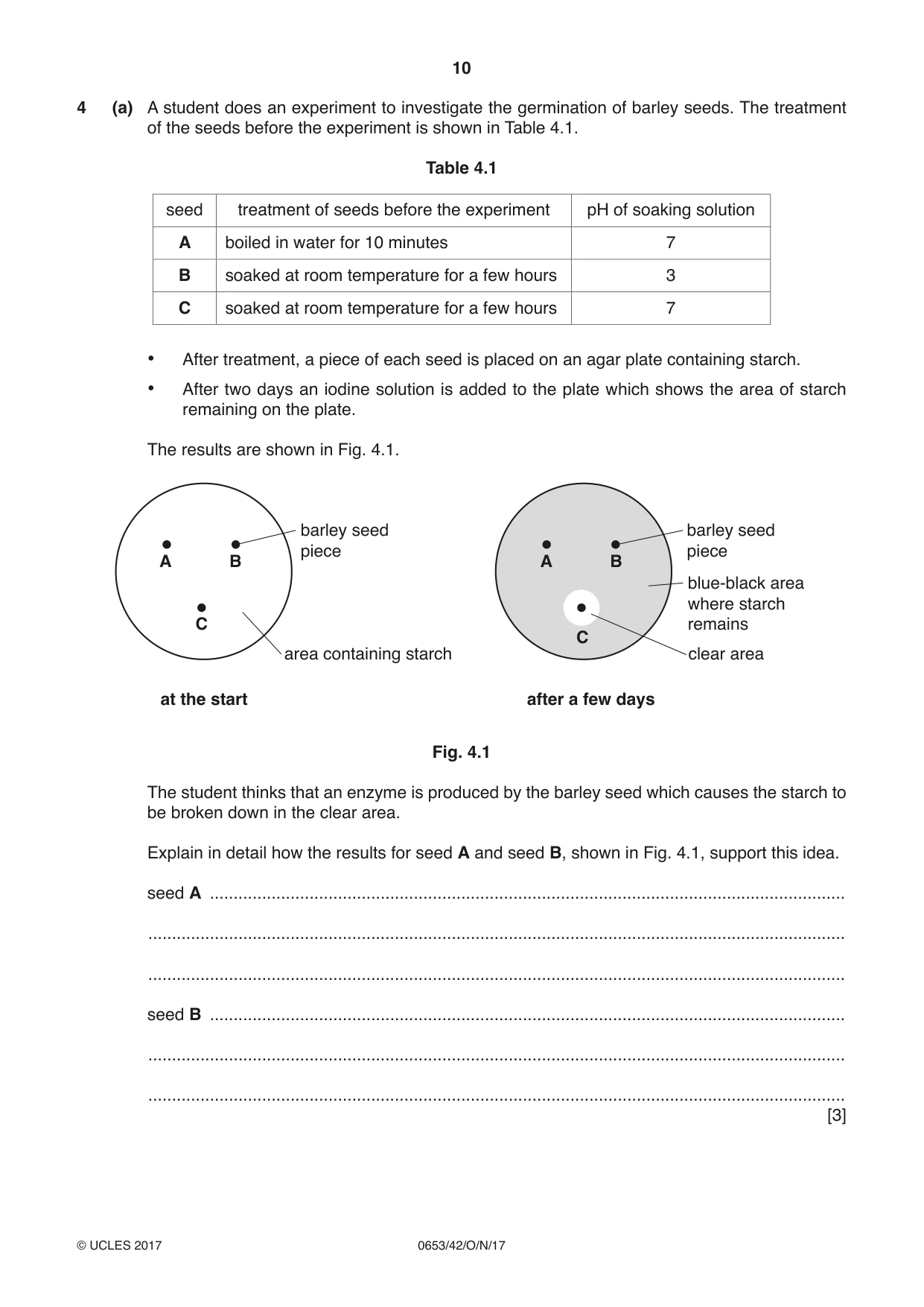 Cambridge IGCSE Science - Combined 0653 2017 Oct/Nov Paper 4 · Variant 2 question paper, page 10 of 24