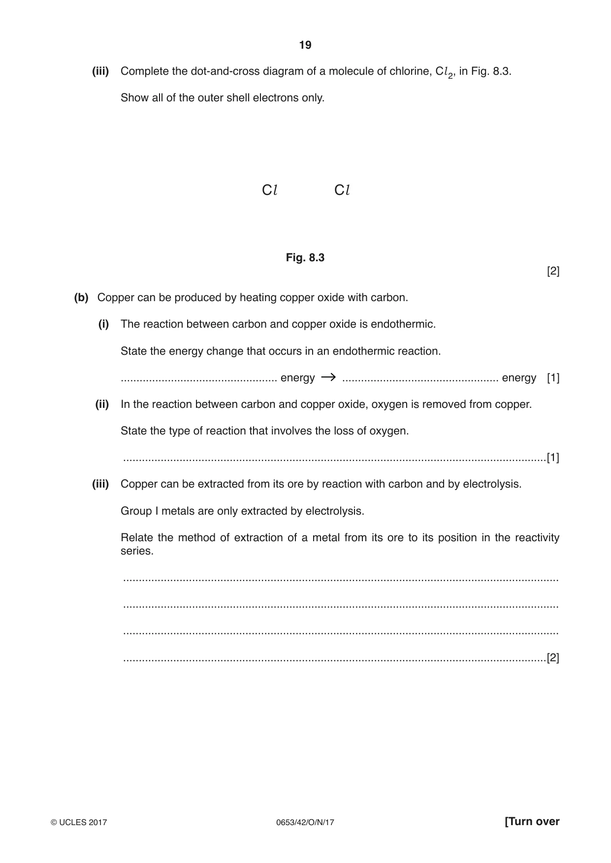 Cambridge IGCSE Science - Combined 0653 2017 Oct/Nov Paper 4 · Variant 2 question paper, page 19 of 24