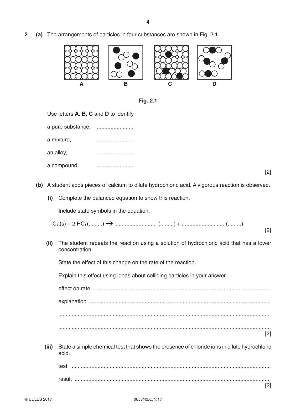 Cambridge IGCSE Science - Combined 0653 2017 Oct/Nov Paper 4 · Variant 3 question paper, page 4 of 24
