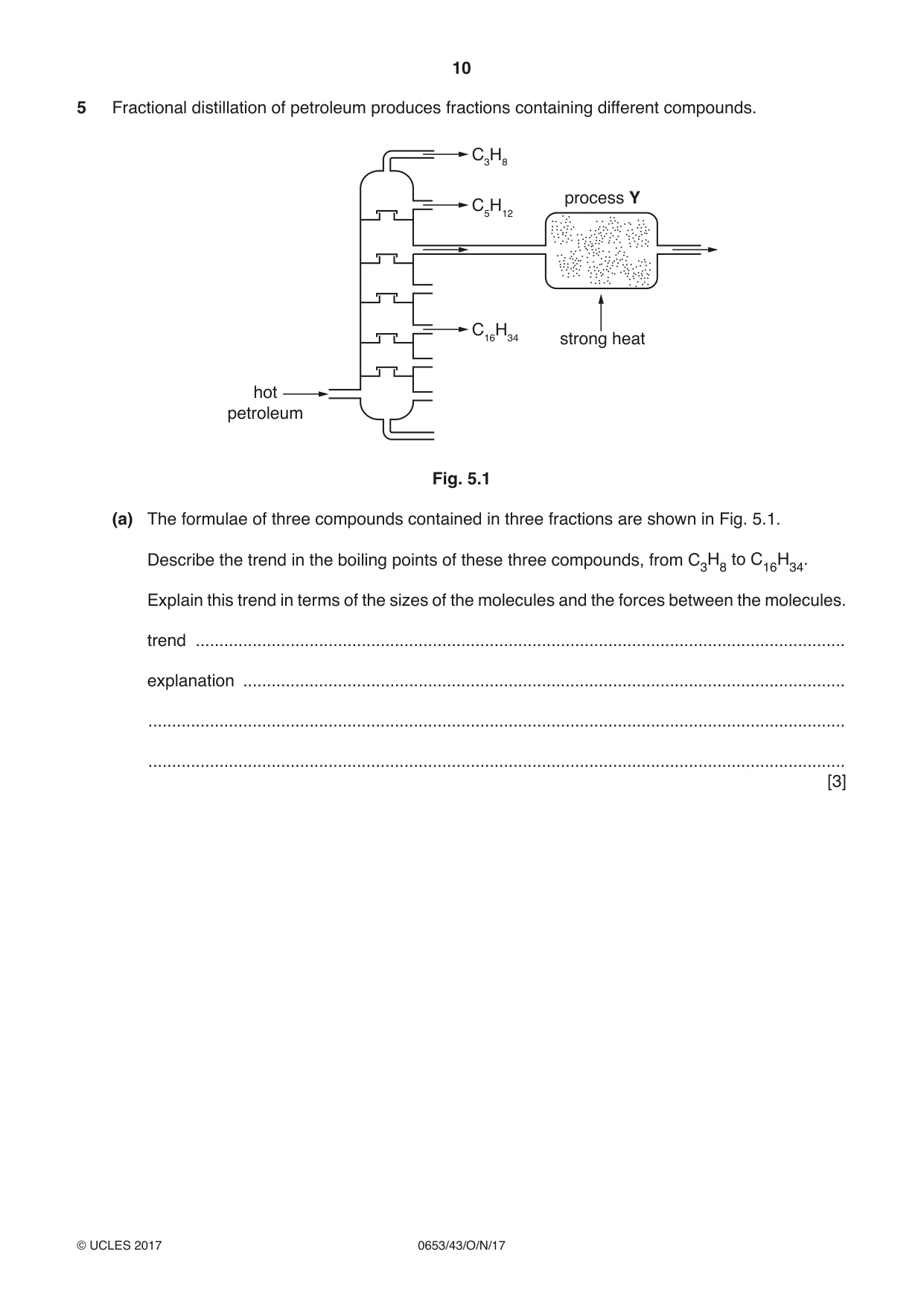 Cambridge IGCSE Science - Combined 0653 2017 Oct/Nov Paper 4 · Variant 3 question paper, page 10 of 24