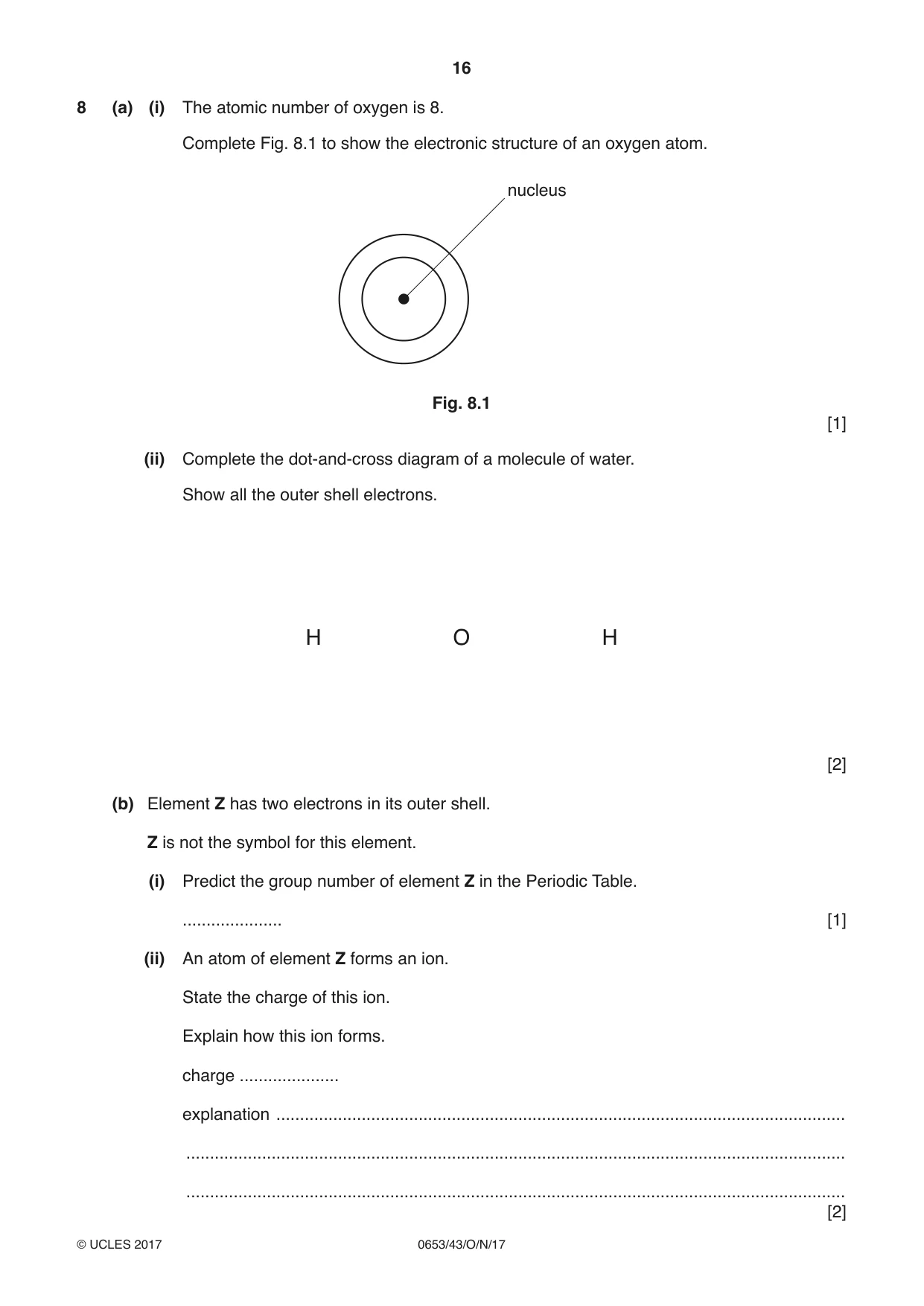 Cambridge IGCSE Science - Combined 0653 2017 Oct/Nov Paper 4 · Variant 3 question paper, page 16 of 24