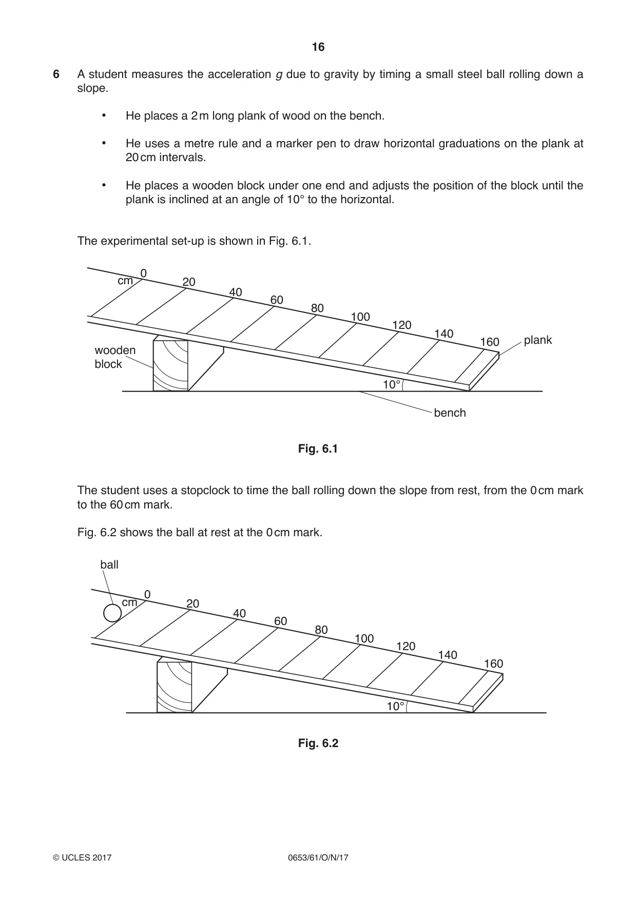 Cambridge IGCSE Science - Combined 0653 2017 Oct/Nov Paper 6 · Variant 1 question paper, page 16 of 20