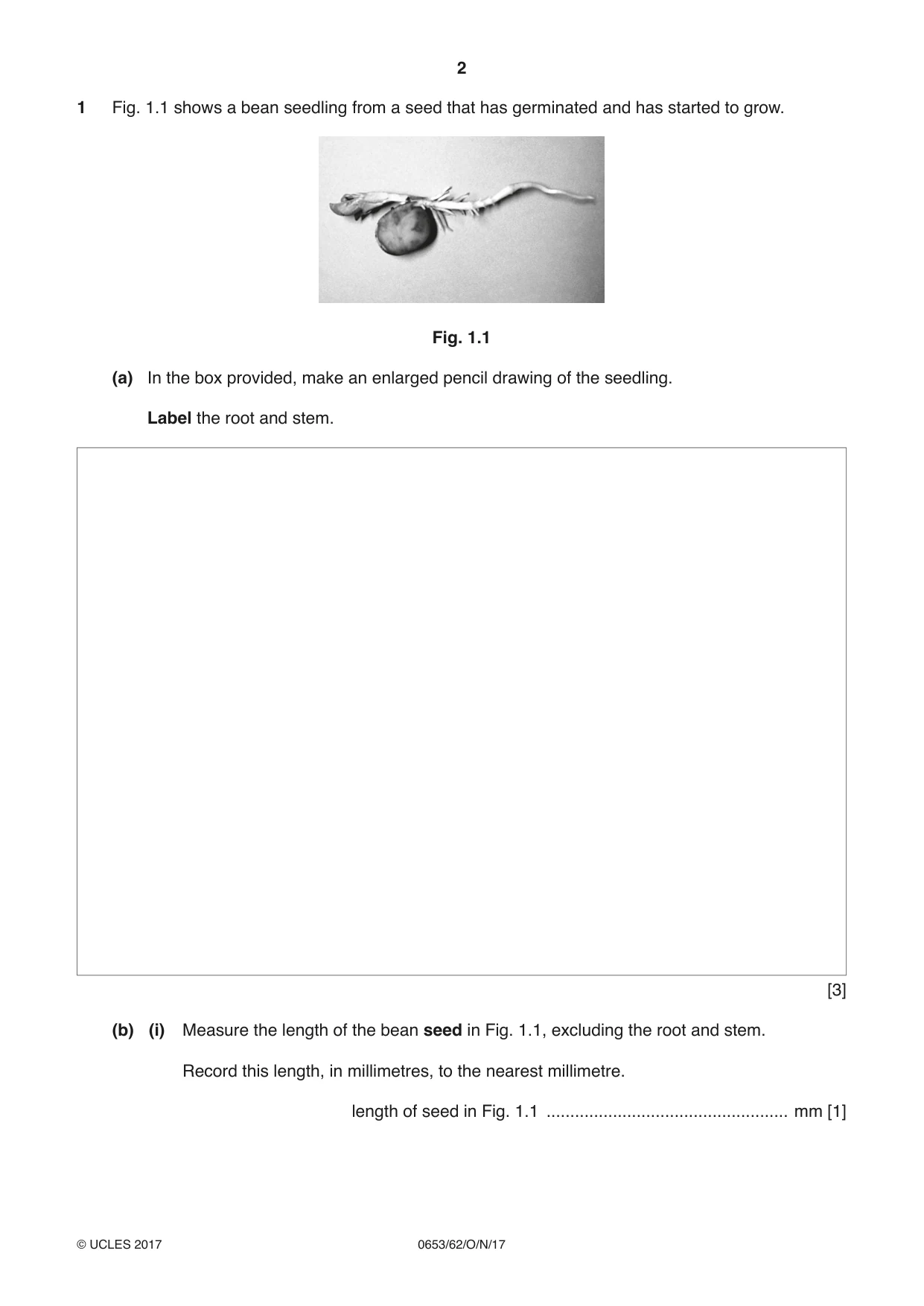 Cambridge IGCSE Science - Combined 0653 2017 Oct/Nov Paper 6 · Variant 2 question paper, page 2 of 20