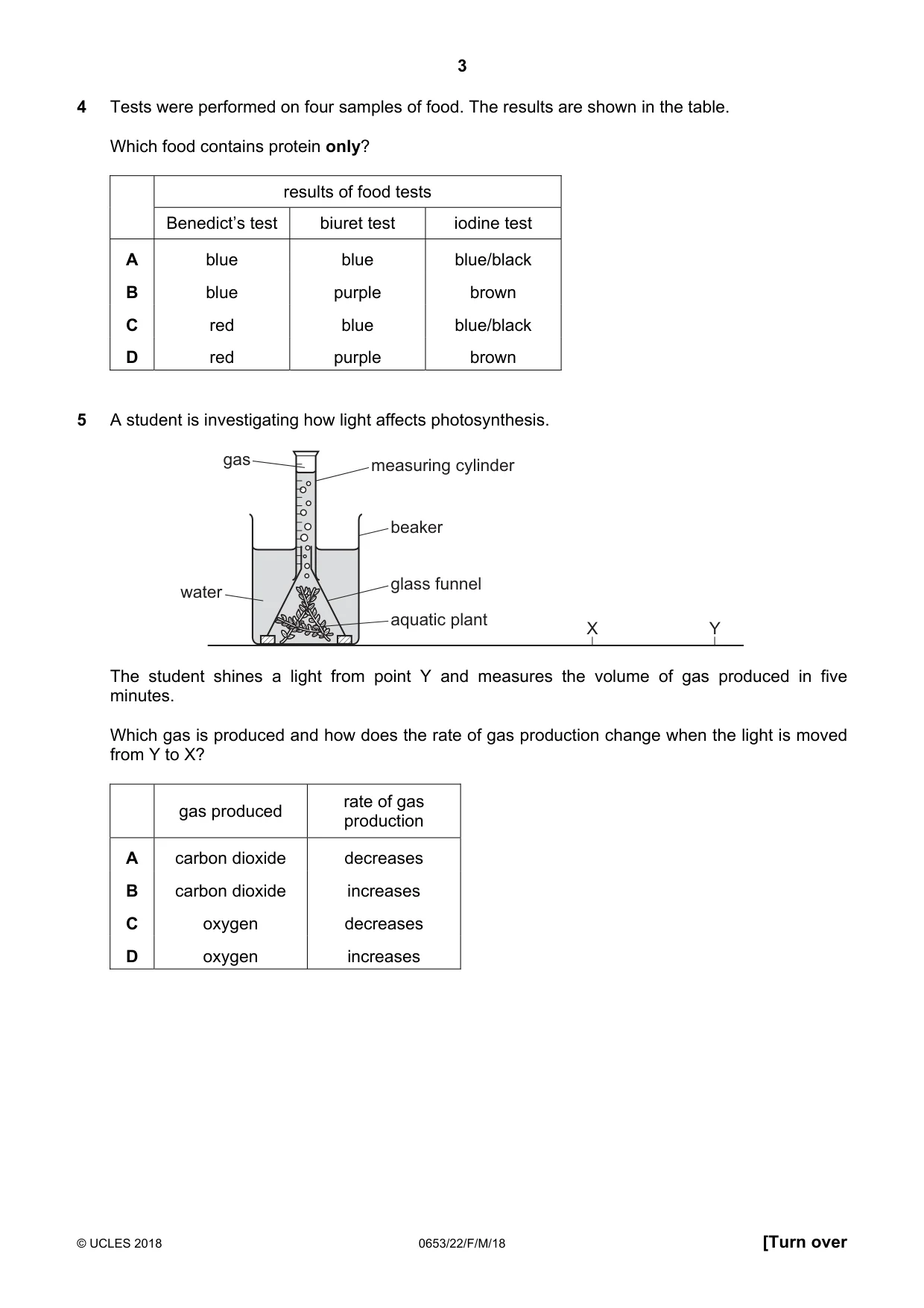 Cambridge IGCSE Science - Combined 0653 2018 Feb/March Paper 2 · Variant 2 question paper, page 3 of 16