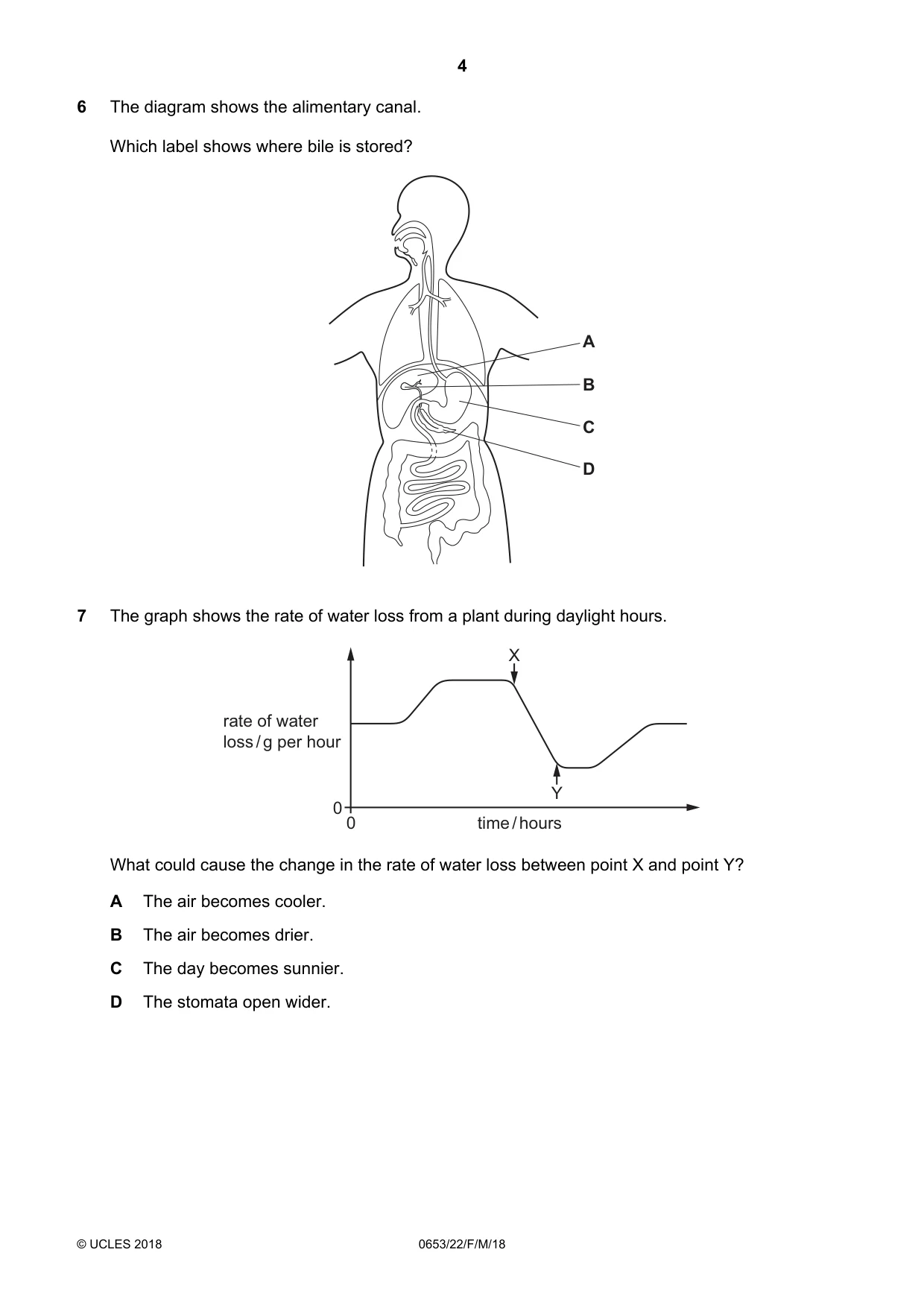 Cambridge IGCSE Science - Combined 0653 2018 Feb/March Paper 2 · Variant 2 question paper, page 4 of 16