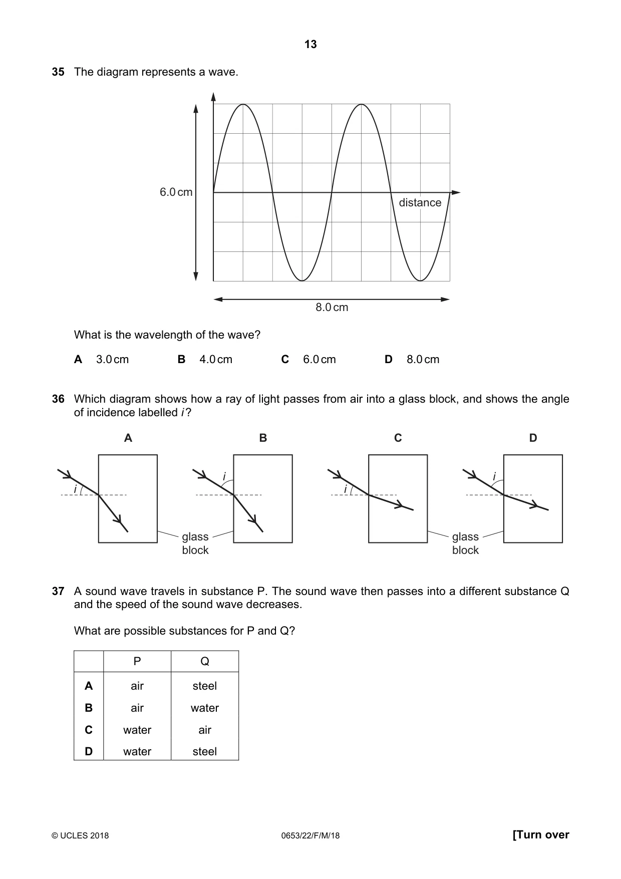 Cambridge IGCSE Science - Combined 0653 2018 Feb/March Paper 2 · Variant 2 question paper, page 13 of 16