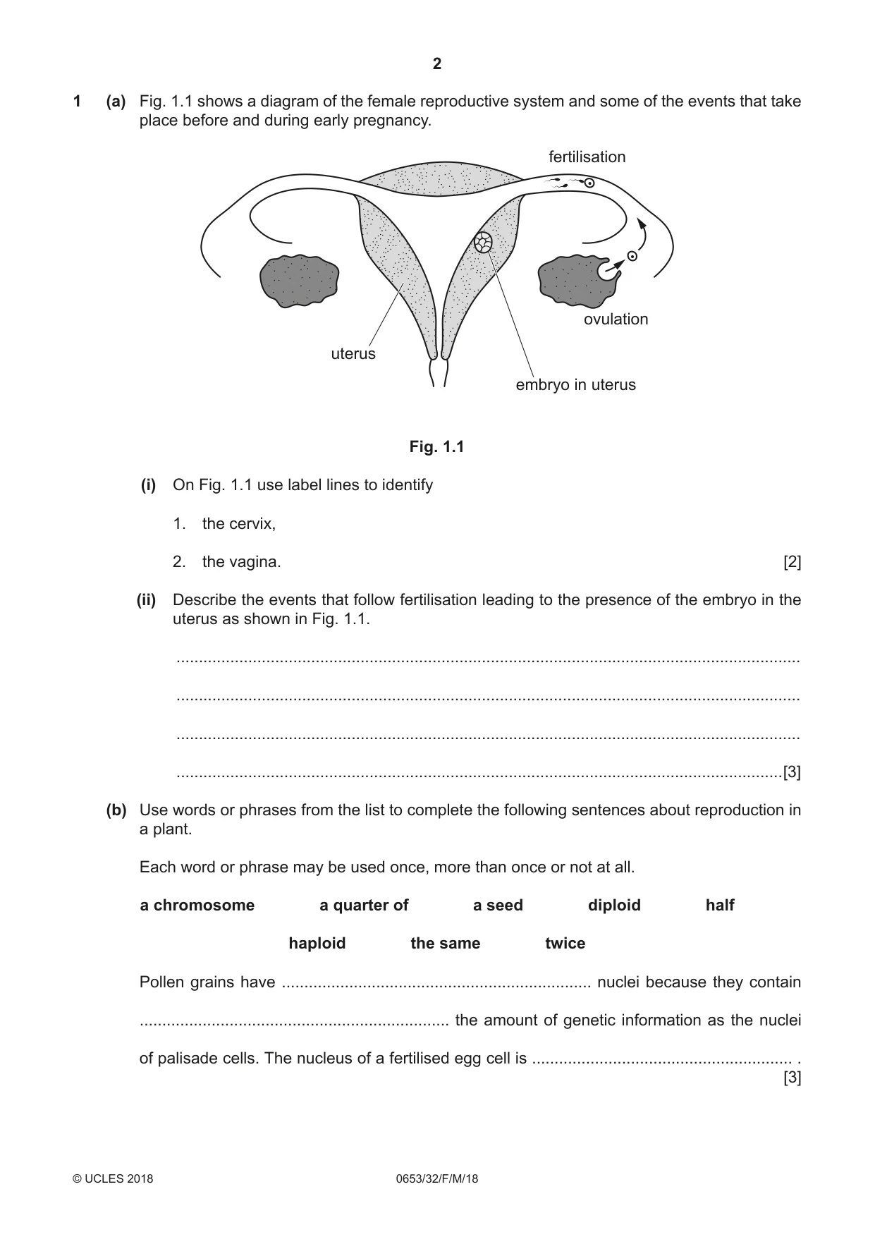 Cambridge IGCSE Science - Combined 0653 2018 Feb/March Paper 3 · Variant 2 question paper, page 2 of 20
