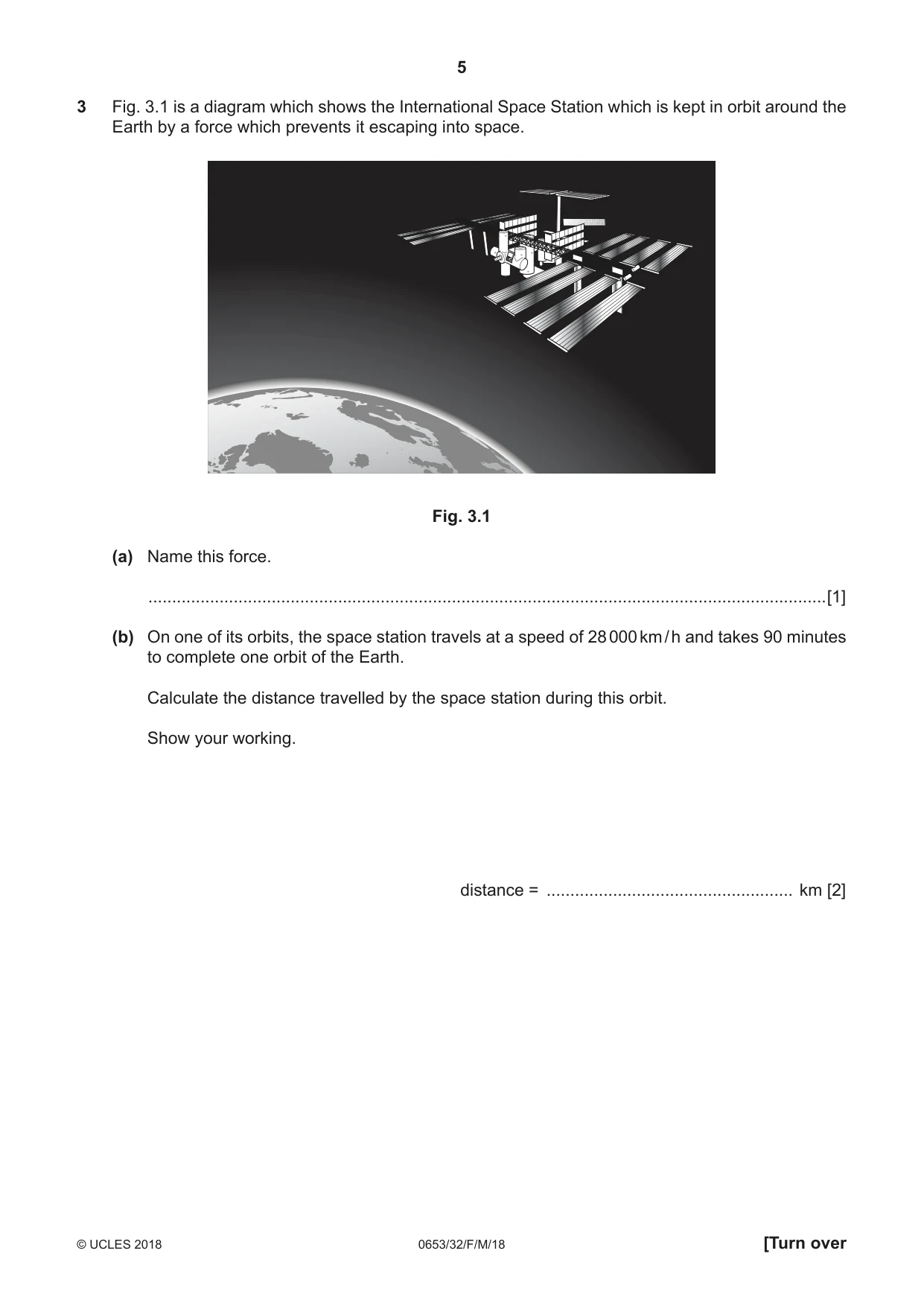 Cambridge IGCSE Science - Combined 0653 2018 Feb/March Paper 3 · Variant 2 question paper, page 5 of 20