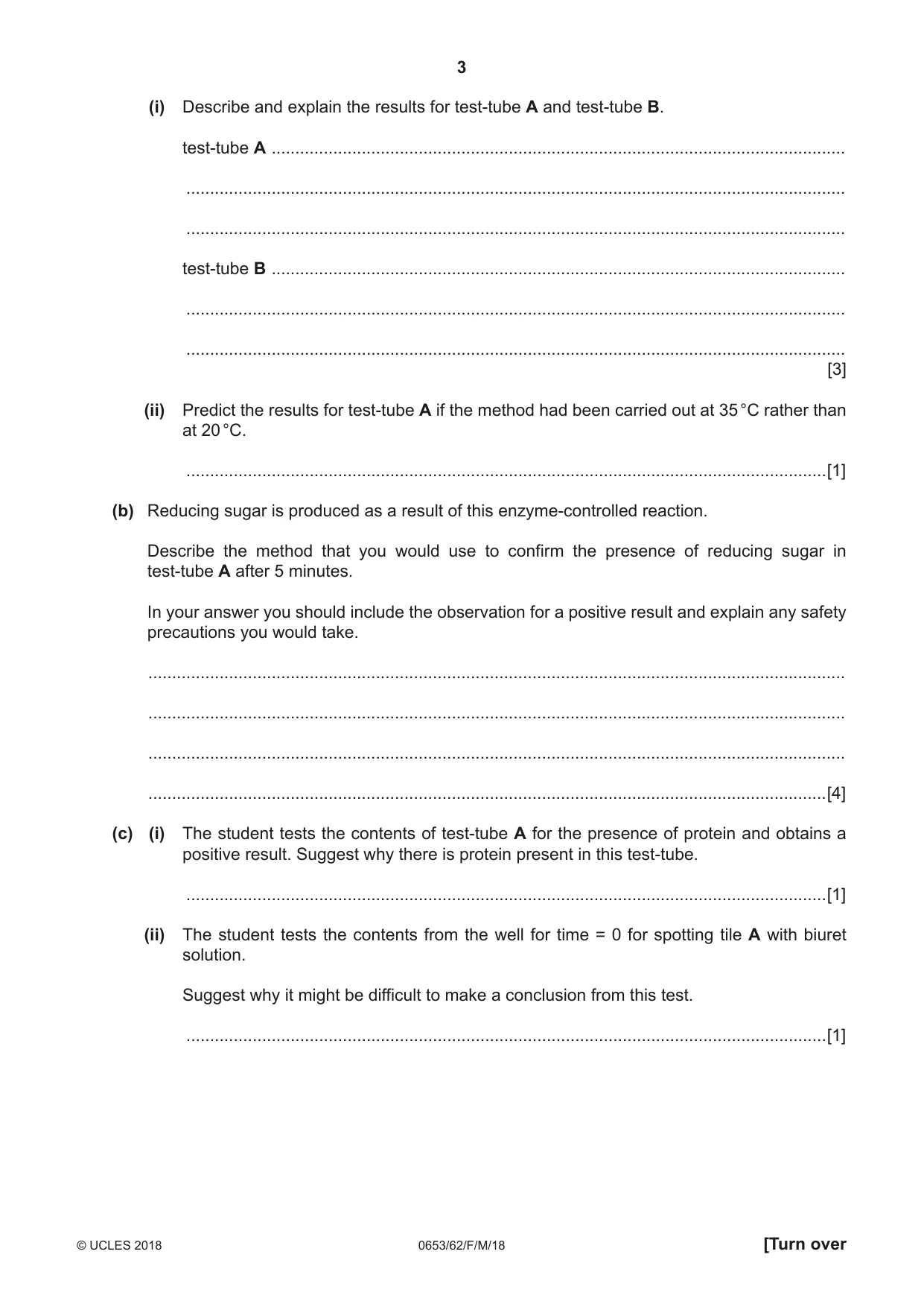 Cambridge IGCSE Science - Combined 0653 2018 Feb/March Paper 6 · Variant 2 question paper, page 3 of 20
