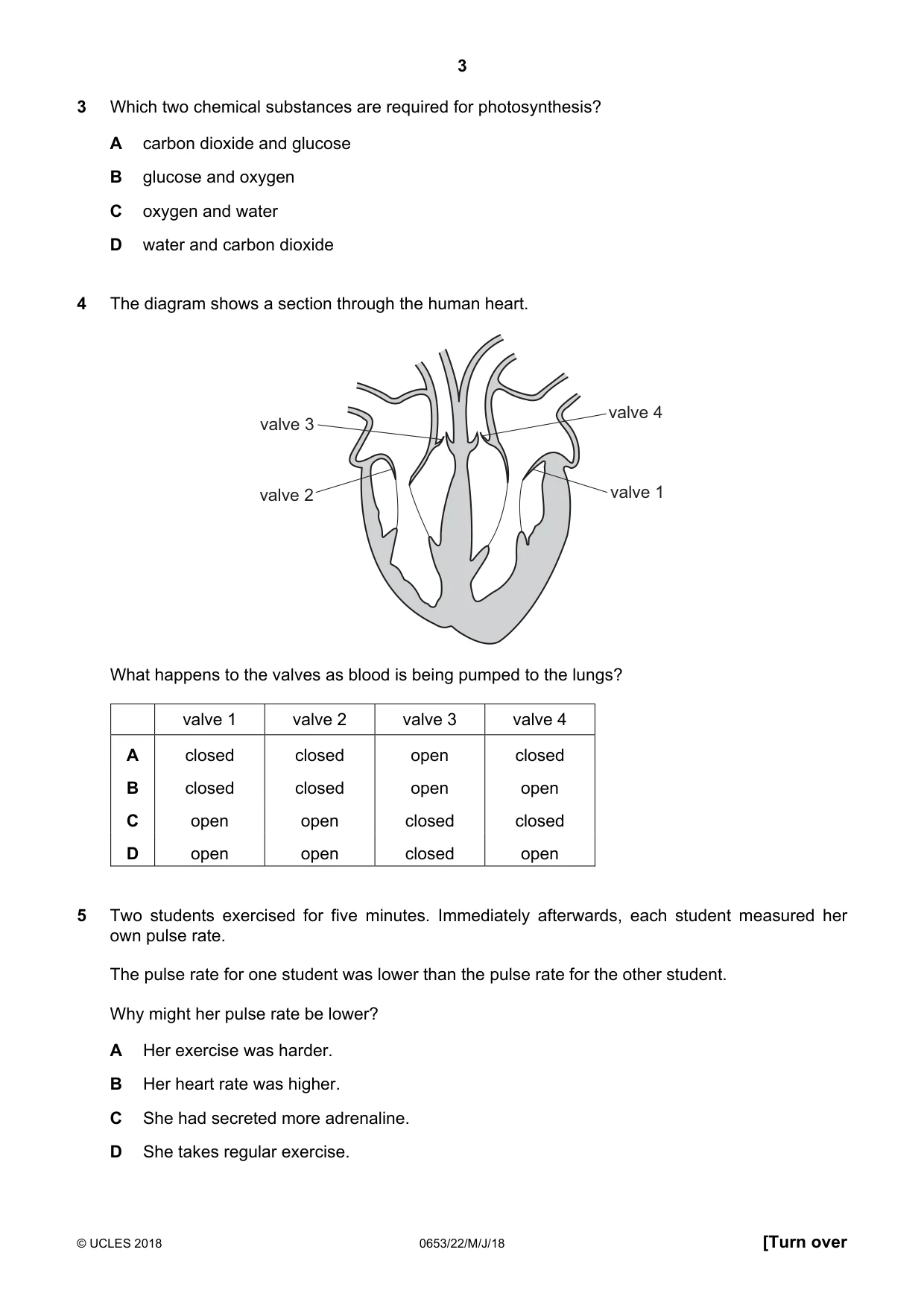 Cambridge IGCSE Science - Combined 0653 2018 May/June Paper 2 · Variant 2 question paper, page 3 of 20