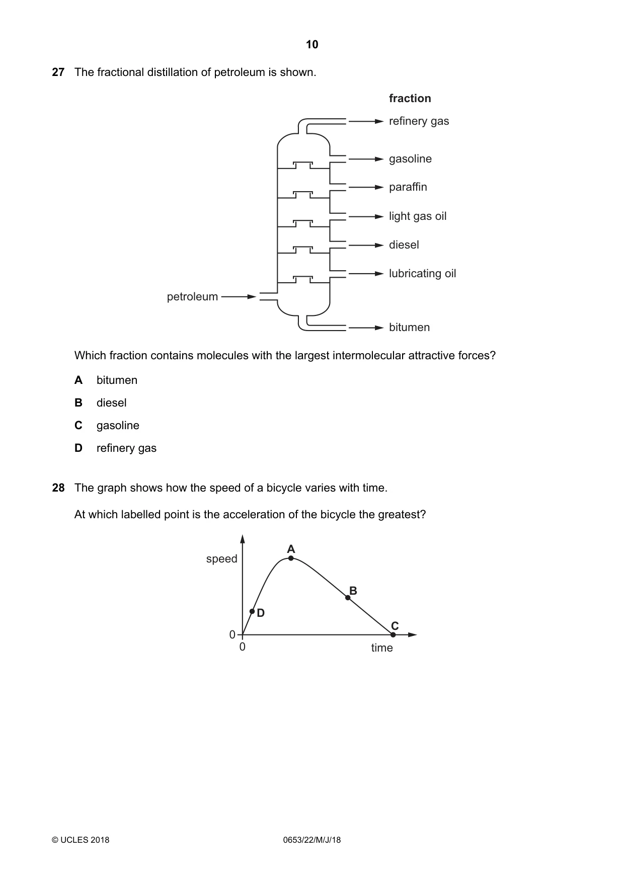 Cambridge IGCSE Science - Combined 0653 2018 May/June Paper 2 · Variant 2 question paper, page 10 of 20