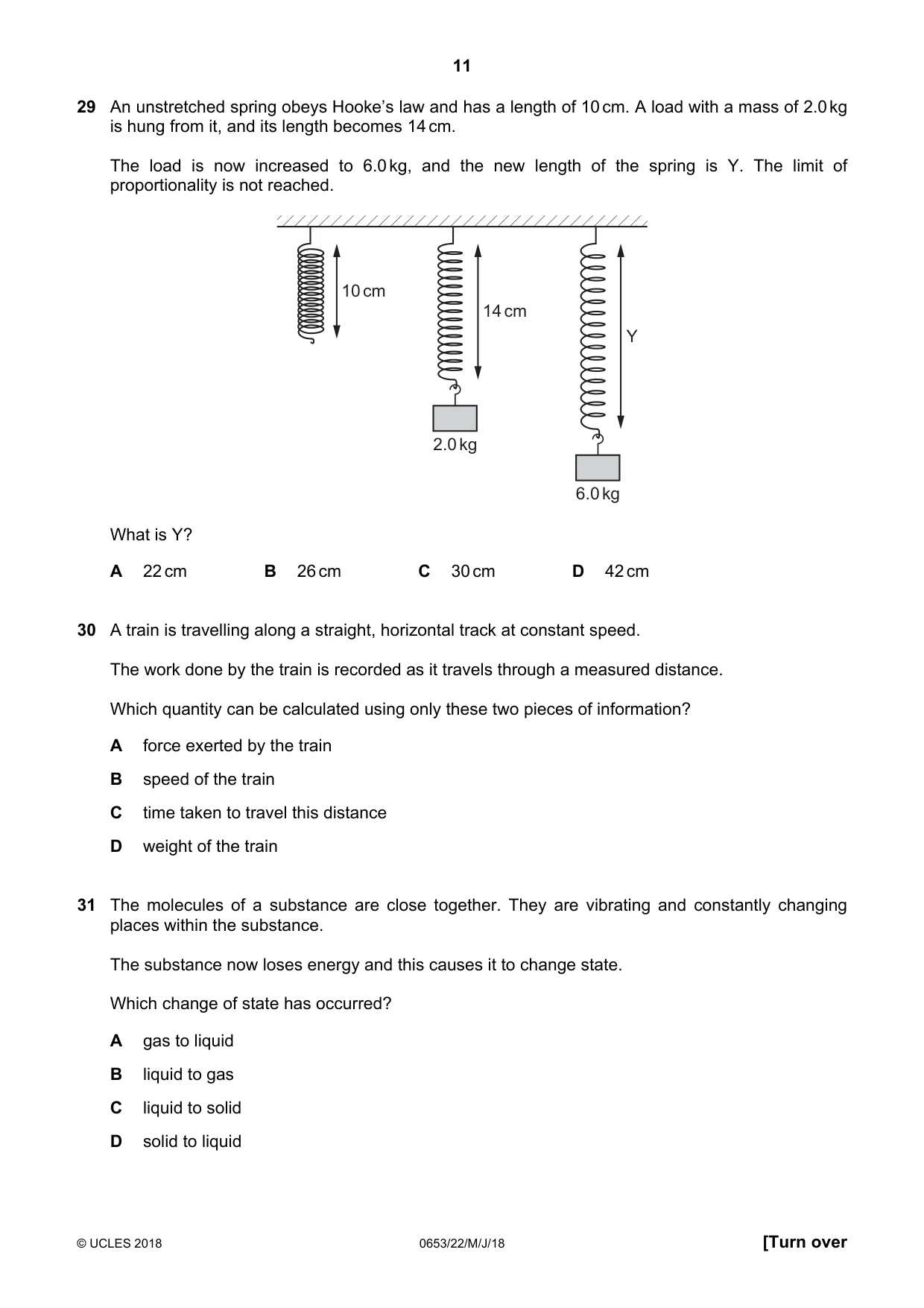 Cambridge IGCSE Science - Combined 0653 2018 May/June Paper 2 · Variant 2 question paper, page 11 of 20