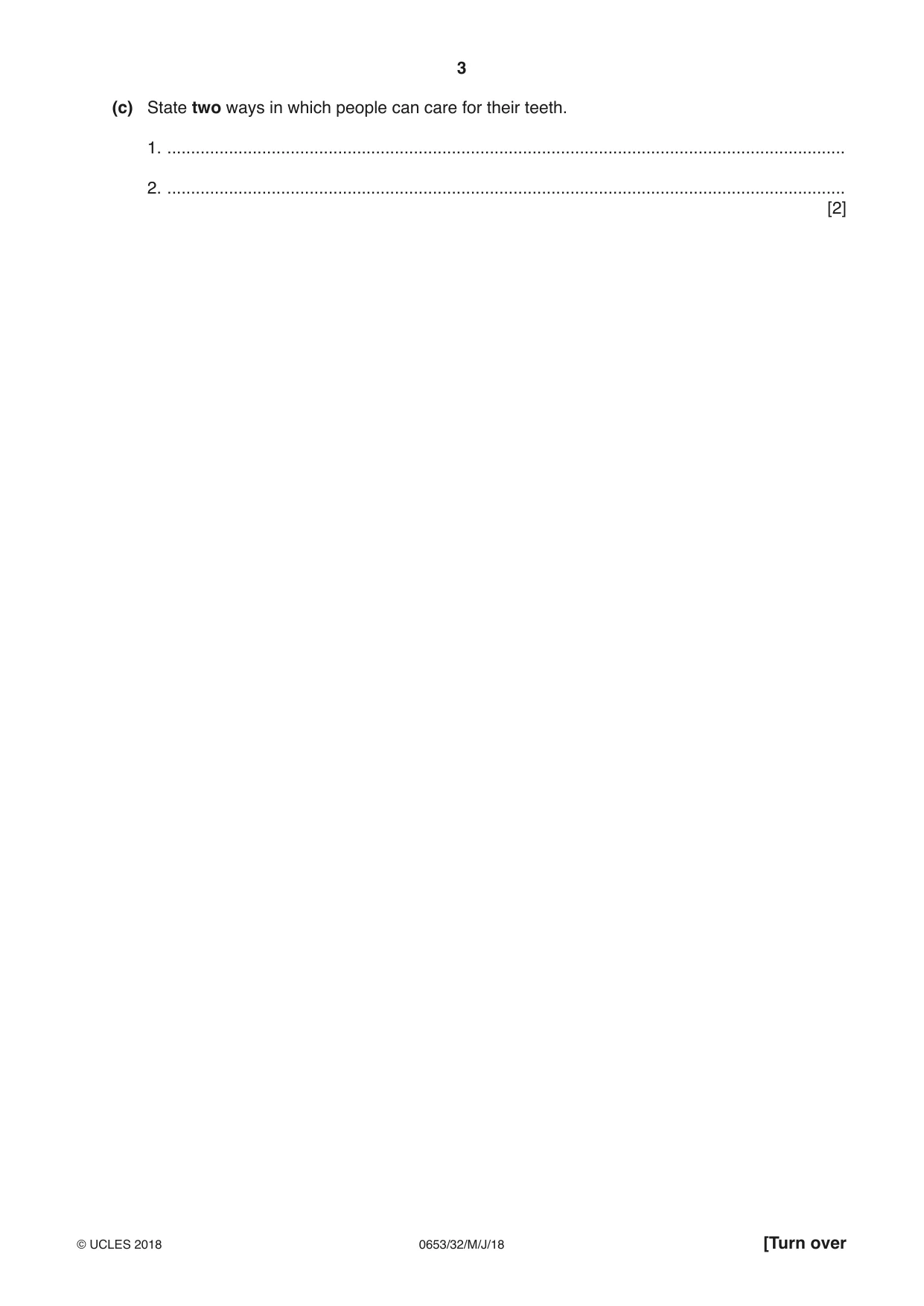 Cambridge IGCSE Science - Combined 0653 2018 May/June Paper 3 · Variant 2 question paper, page 3 of 24