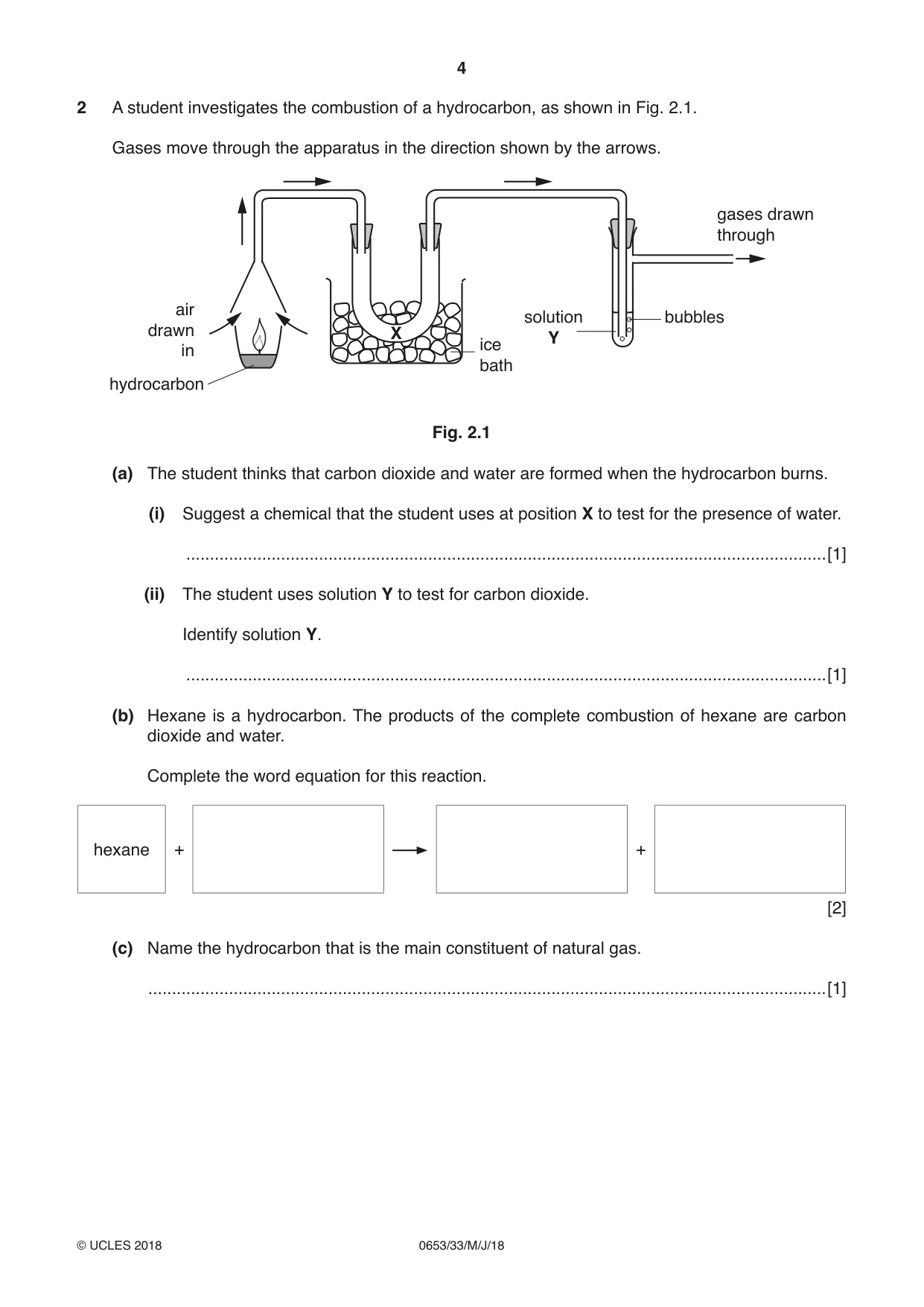 Cambridge IGCSE Science - Combined 0653 2018 May/June Paper 3 · Variant 3 question paper, page 4 of 24