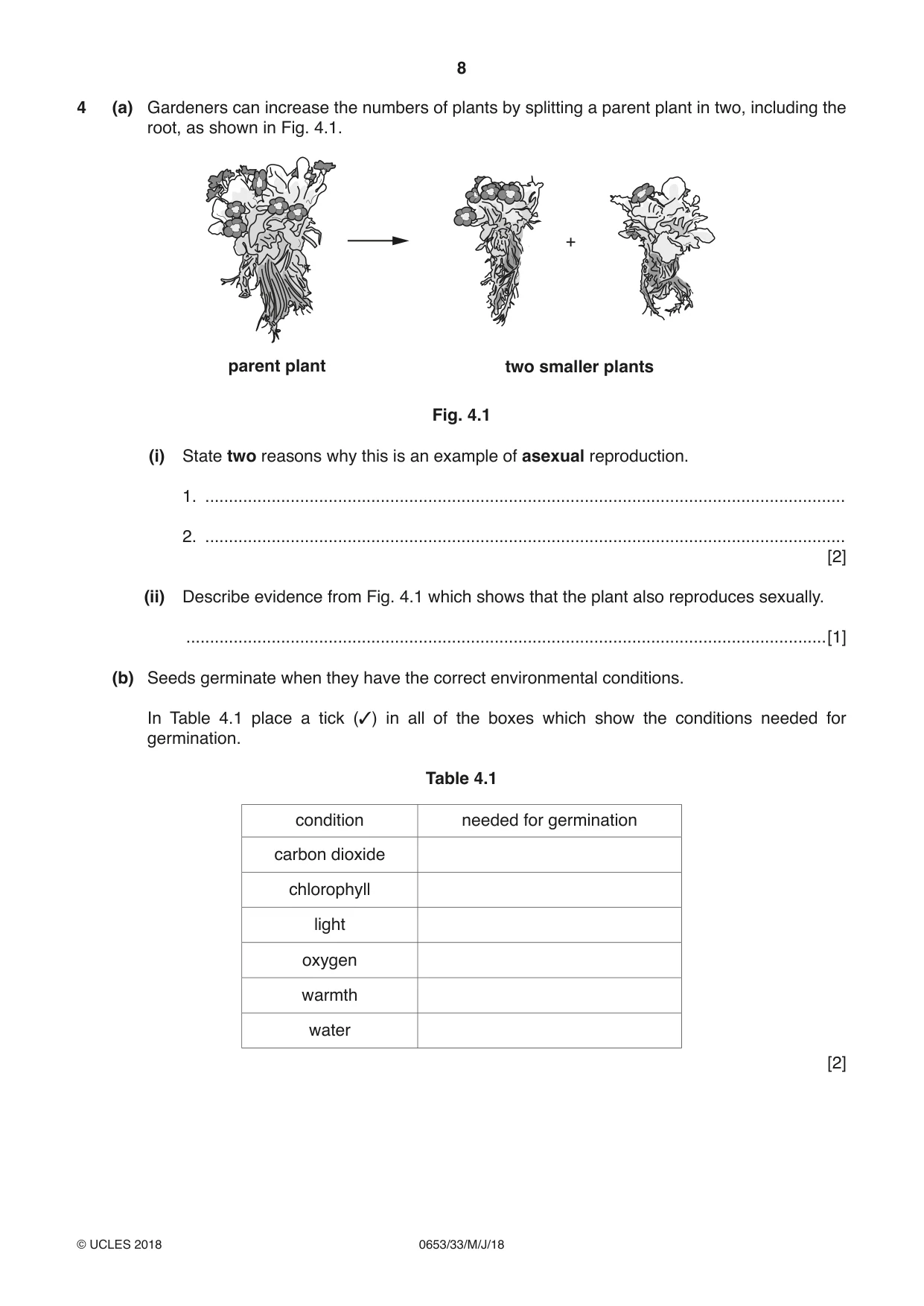 Cambridge IGCSE Science - Combined 0653 2018 May/June Paper 3 · Variant 3 question paper, page 8 of 24
