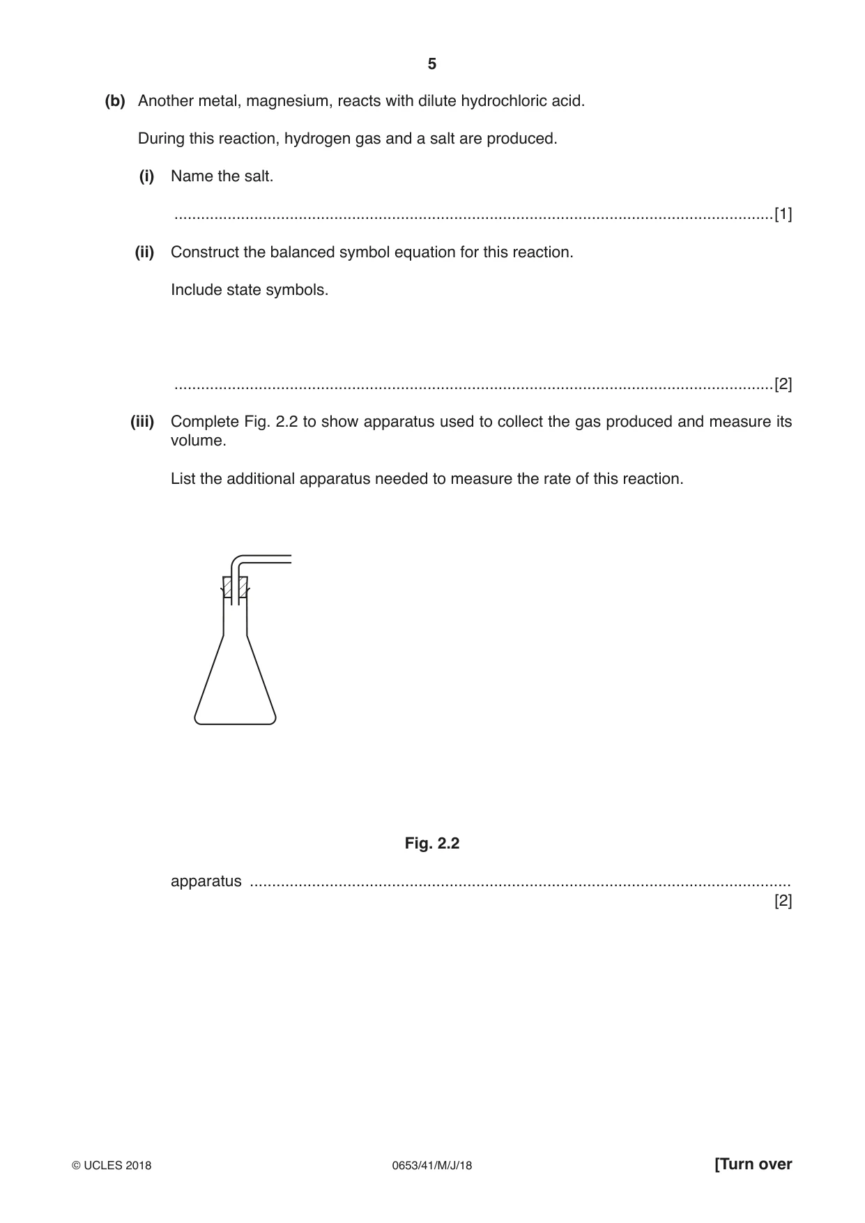 Cambridge IGCSE Science - Combined 0653 2018 May/June Paper 4 · Variant 1 question paper, page 5 of 20