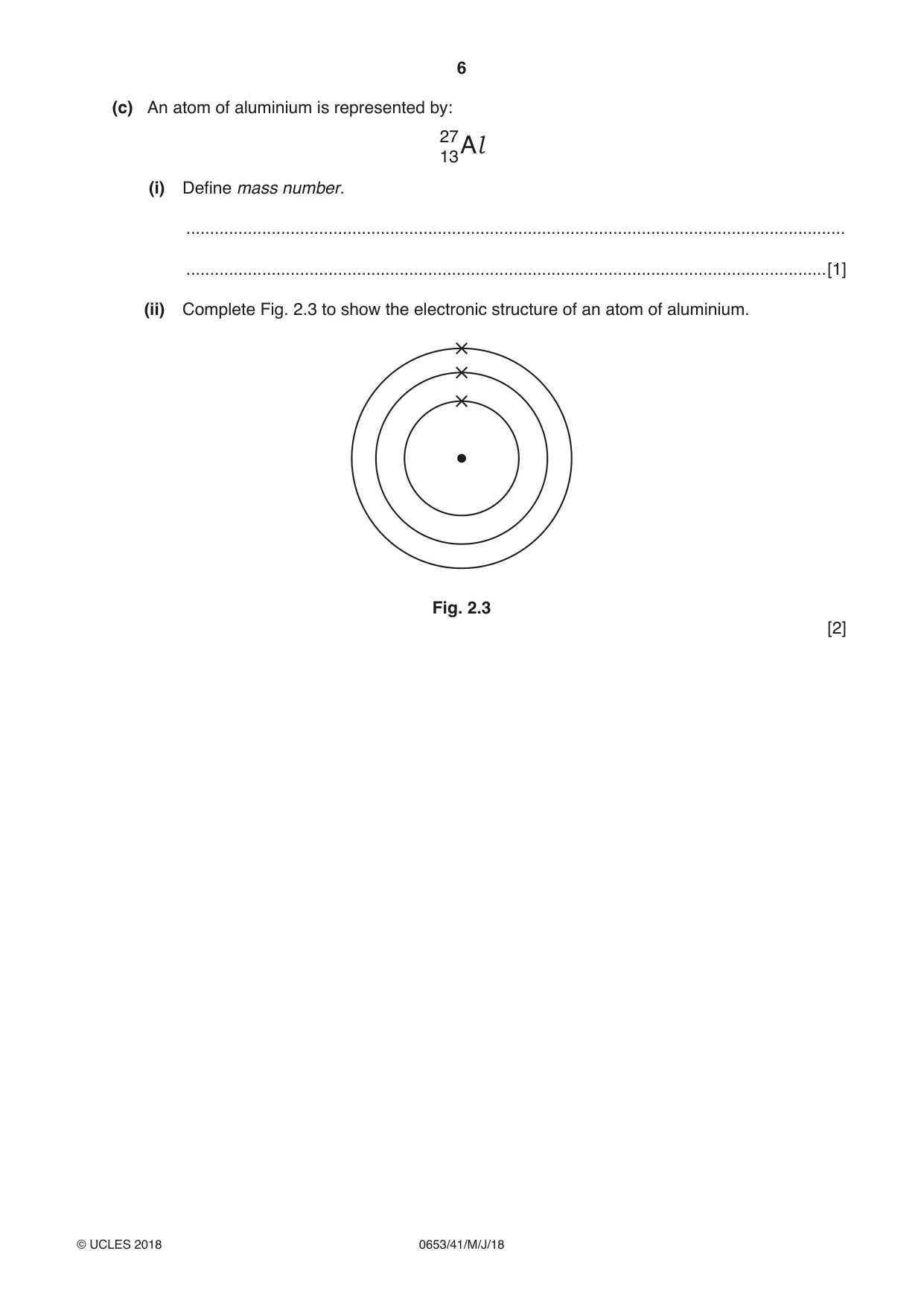 Cambridge IGCSE Science - Combined 0653 2018 May/June Paper 4 · Variant 1 question paper, page 6 of 20