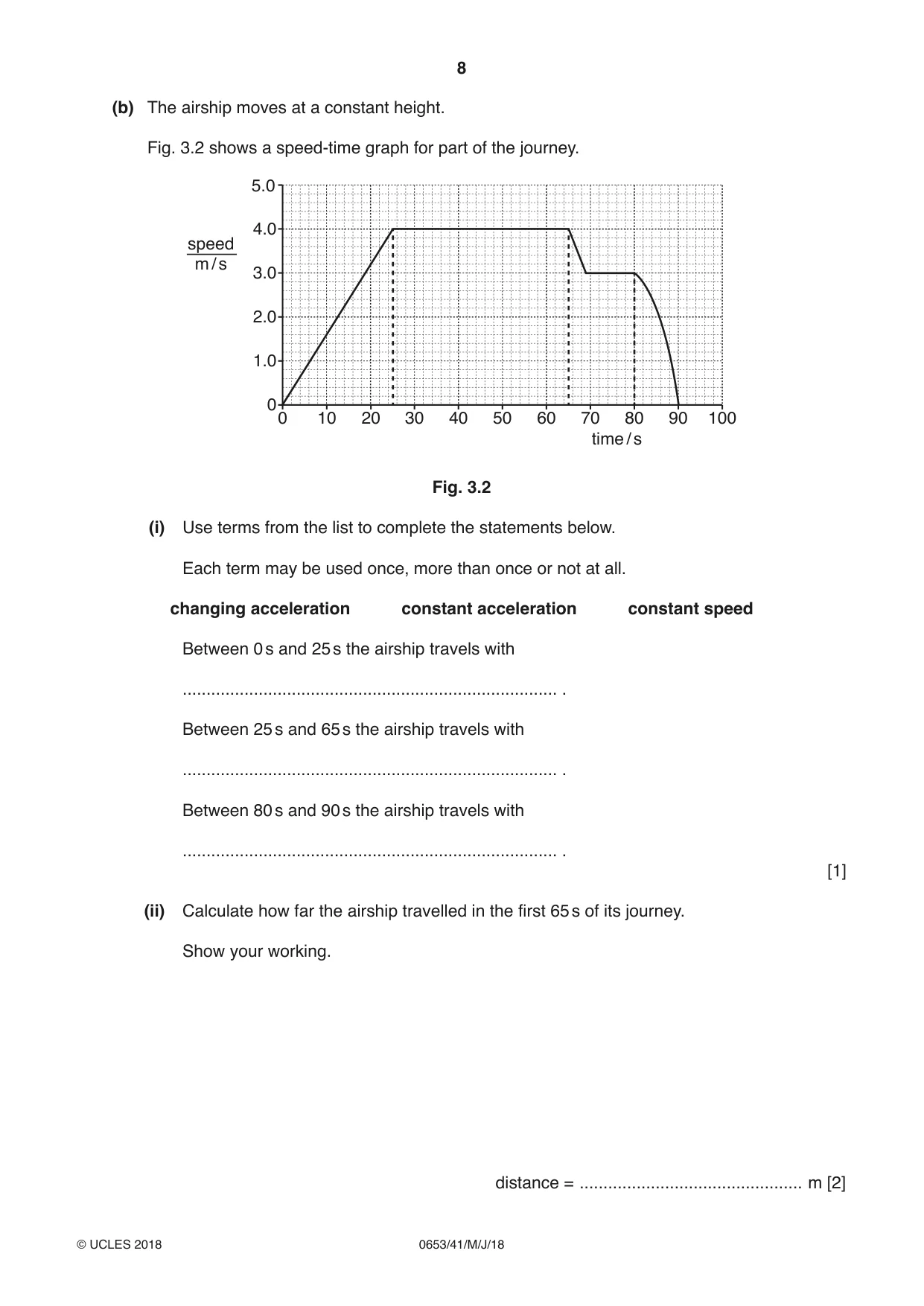 Cambridge IGCSE Science - Combined 0653 2018 May/June Paper 4 · Variant 1 question paper, page 8 of 20