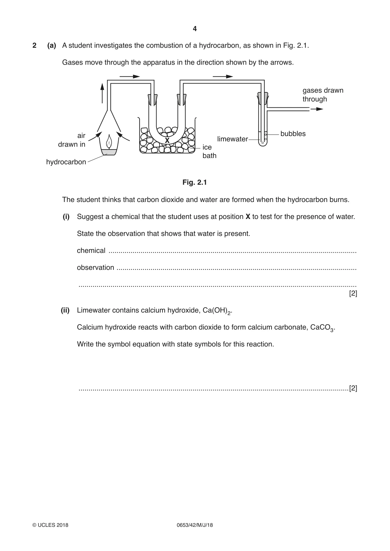 Cambridge IGCSE Science - Combined 0653 2018 May/June Paper 4 · Variant 2 question paper, page 4 of 24