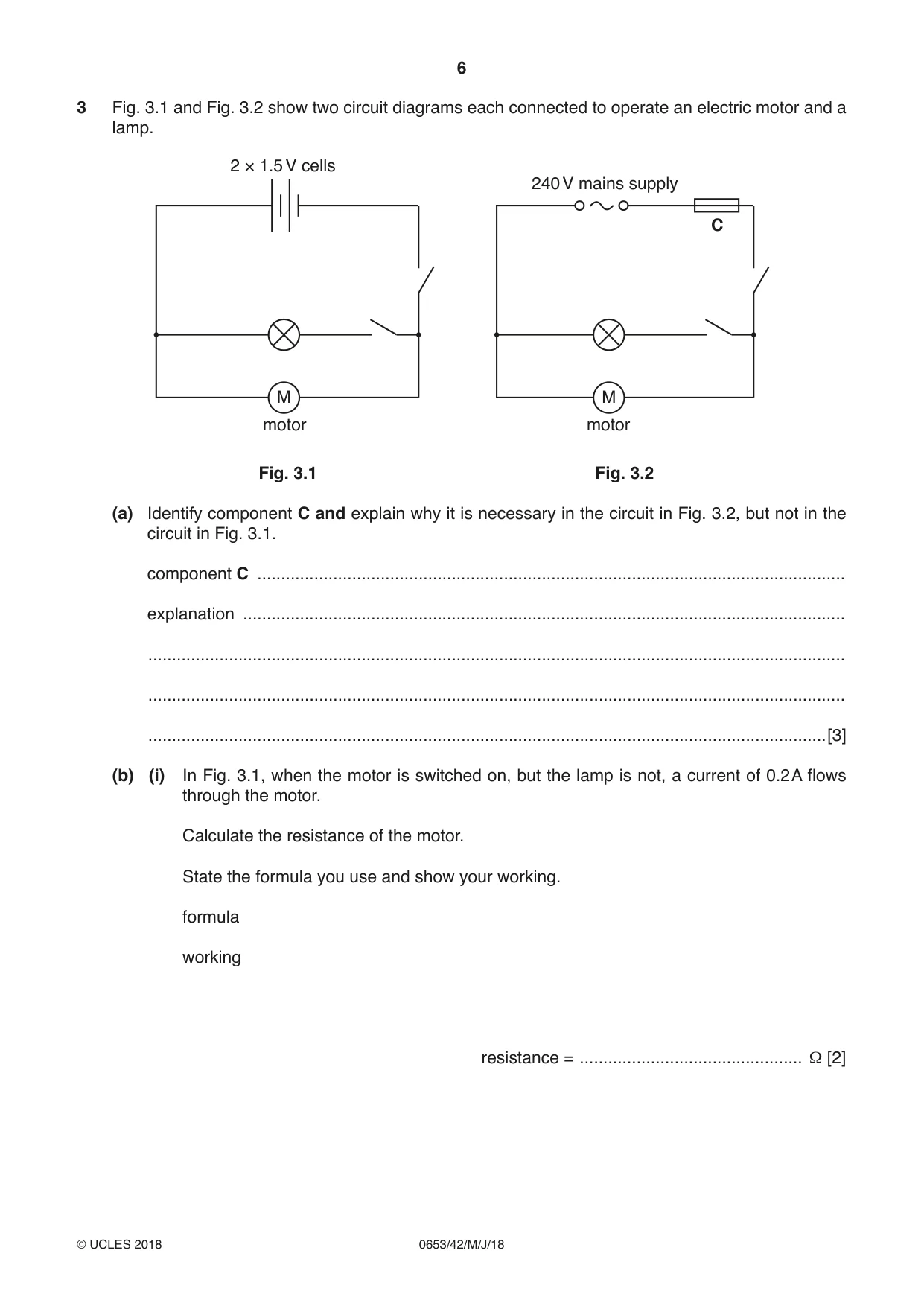 Cambridge IGCSE Science - Combined 0653 2018 May/June Paper 4 · Variant 2 question paper, page 6 of 24