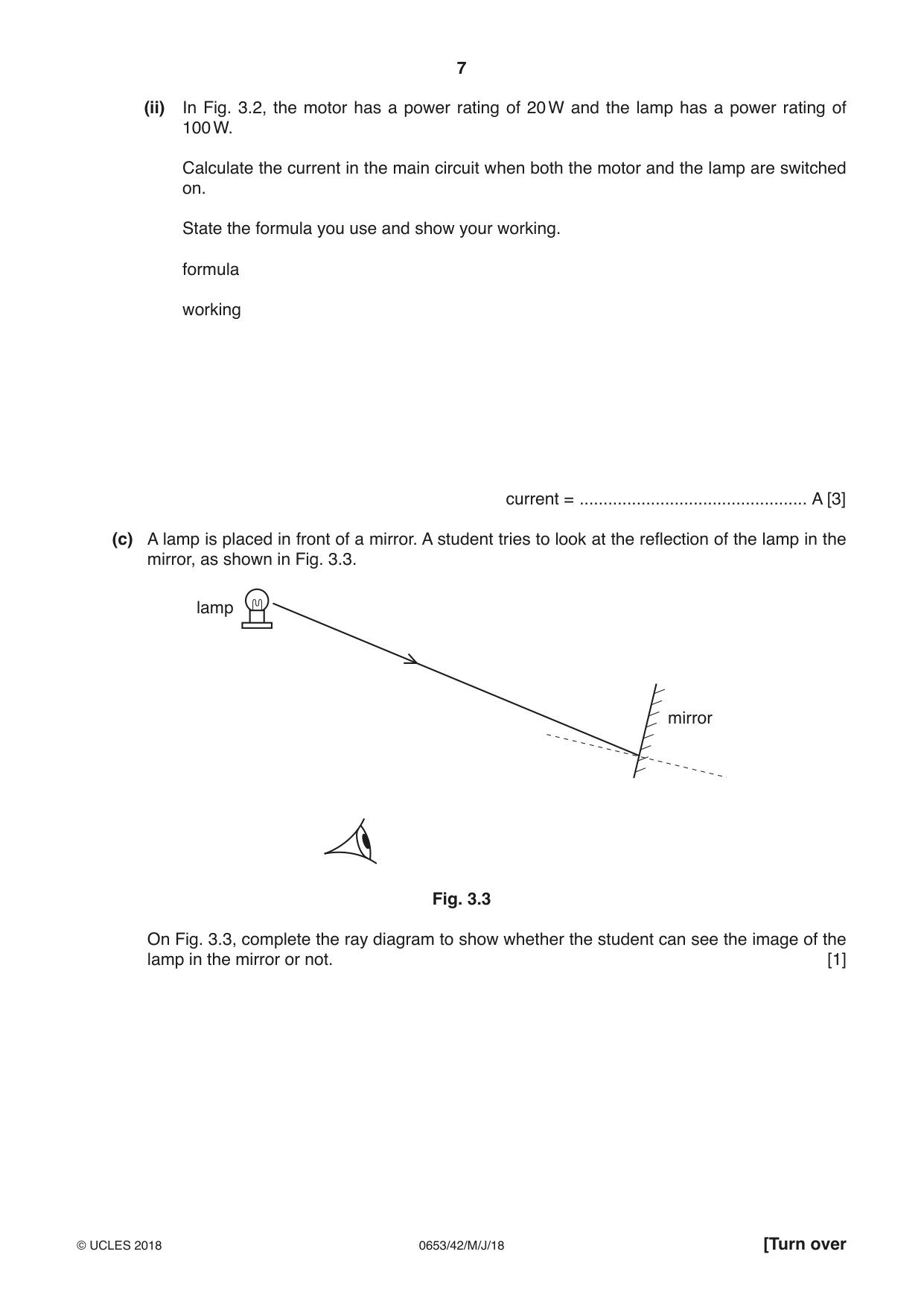 Cambridge IGCSE Science - Combined 0653 2018 May/June Paper 4 · Variant 2 question paper, page 7 of 24
