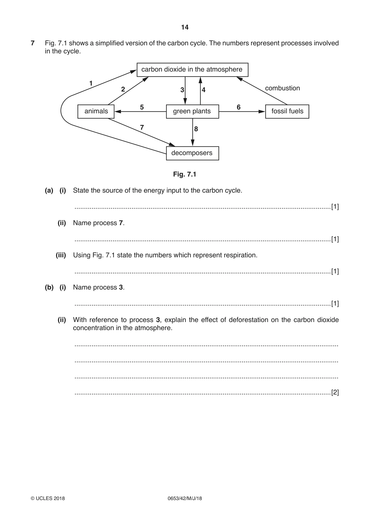 Cambridge IGCSE Science - Combined 0653 2018 May/June Paper 4 · Variant 2 question paper, page 14 of 24