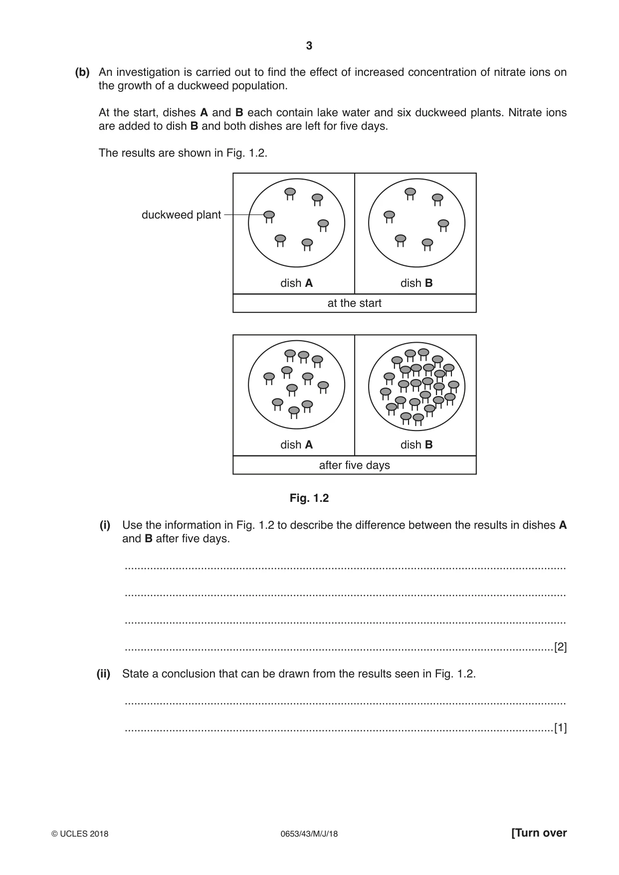 Cambridge IGCSE Science - Combined 0653 2018 May/June Paper 4 · Variant 3 question paper, page 3 of 20
