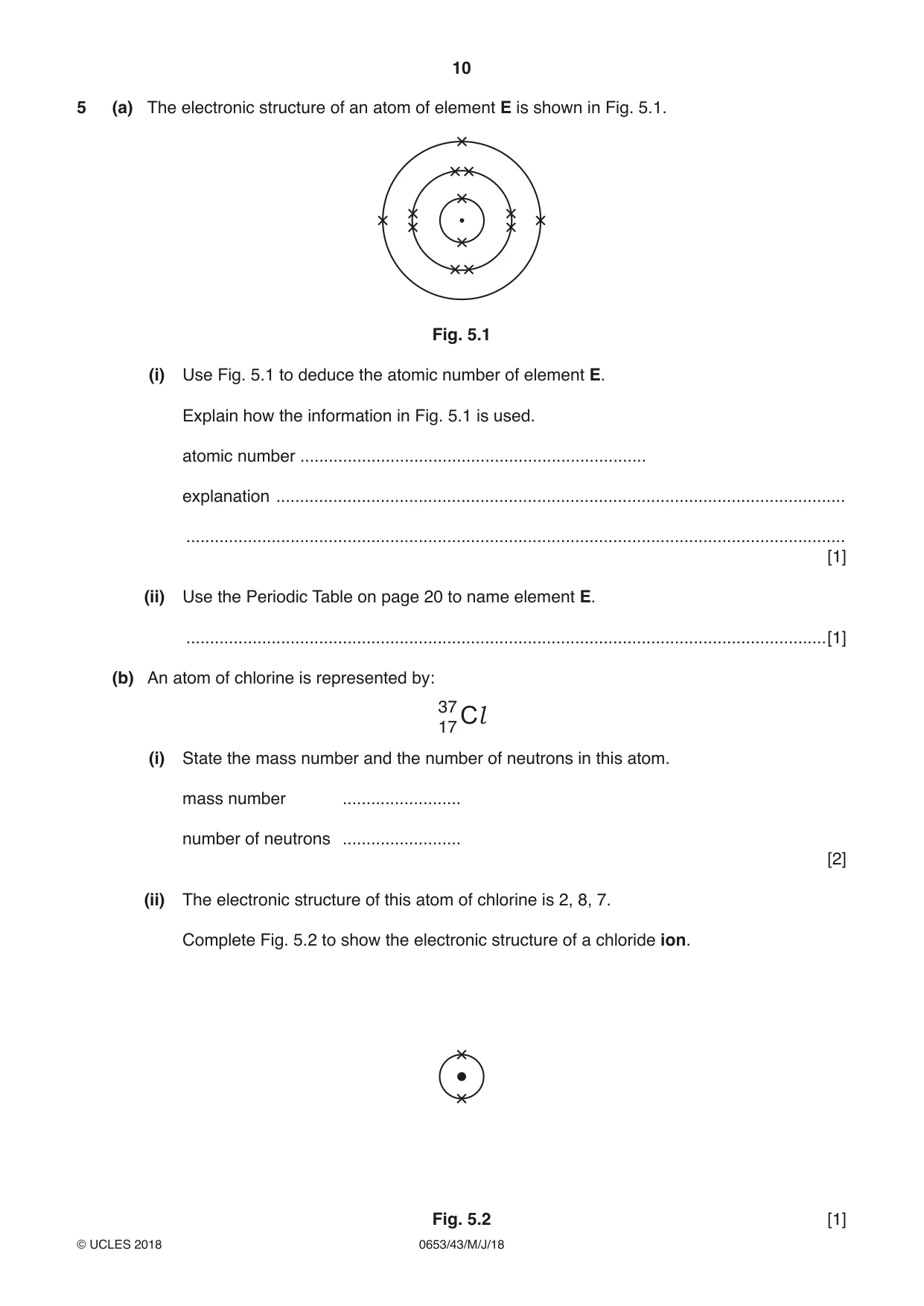 Cambridge IGCSE Science - Combined 0653 2018 May/June Paper 4 · Variant 3 question paper, page 10 of 20