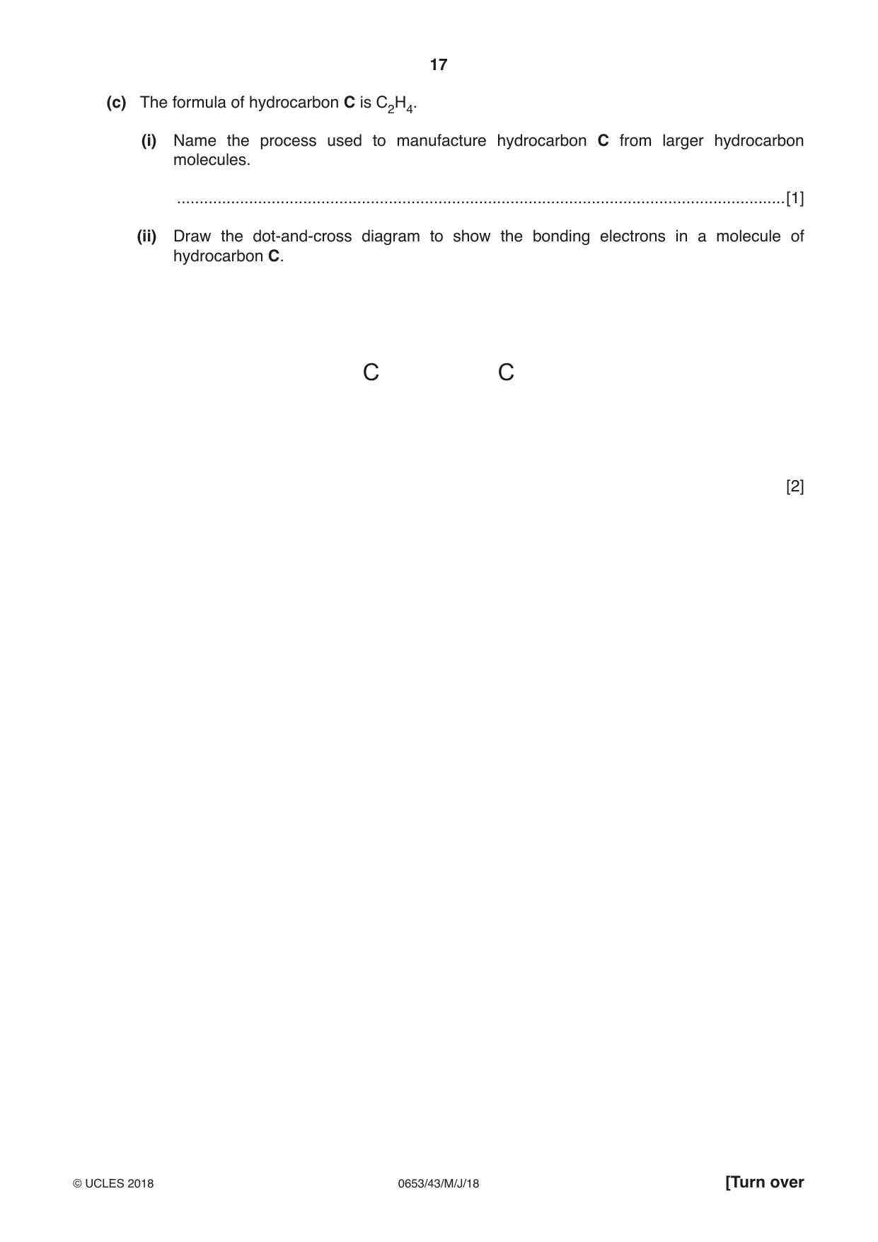 Cambridge IGCSE Science - Combined 0653 2018 May/June Paper 4 · Variant 3 question paper, page 17 of 20