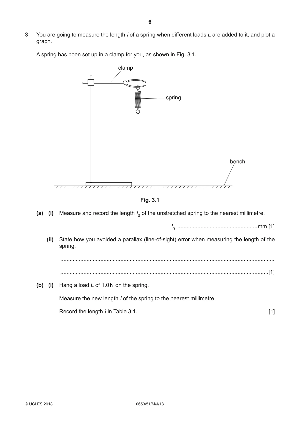Cambridge IGCSE Science - Combined 0653 2018 May/June Paper 5 · Variant 1 question paper, page 6 of 8