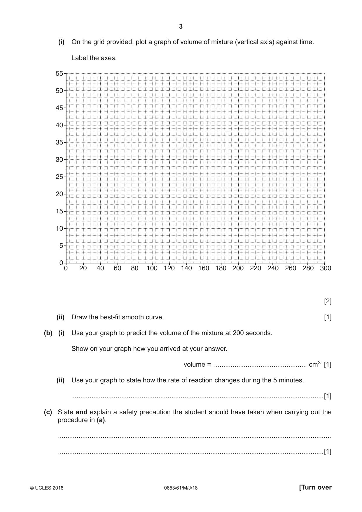 Cambridge IGCSE Science - Combined 0653 2018 May/June Paper 6 · Variant 1 question paper, page 3 of 20