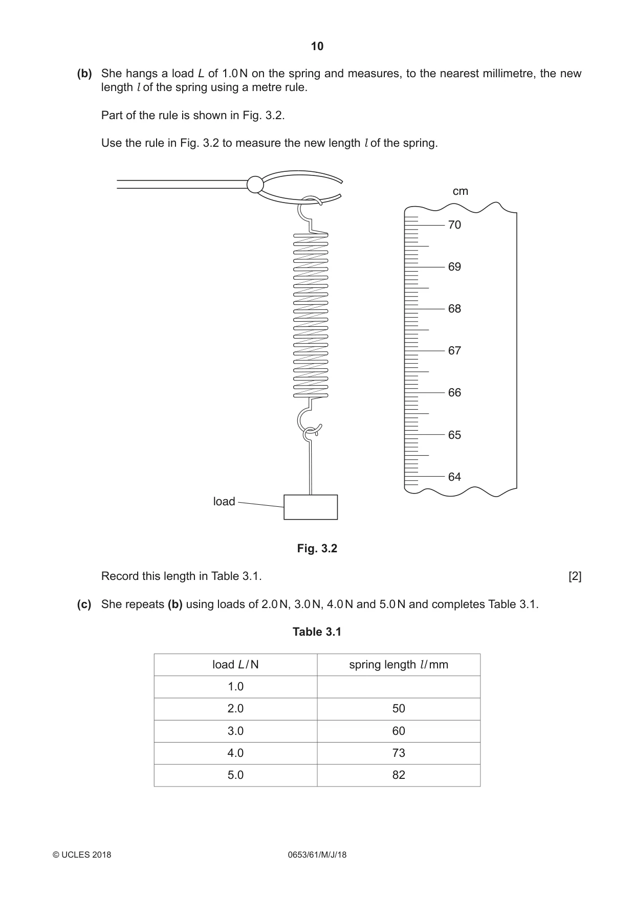 Cambridge IGCSE Science - Combined 0653 2018 May/June Paper 6 · Variant 1 question paper, page 10 of 20