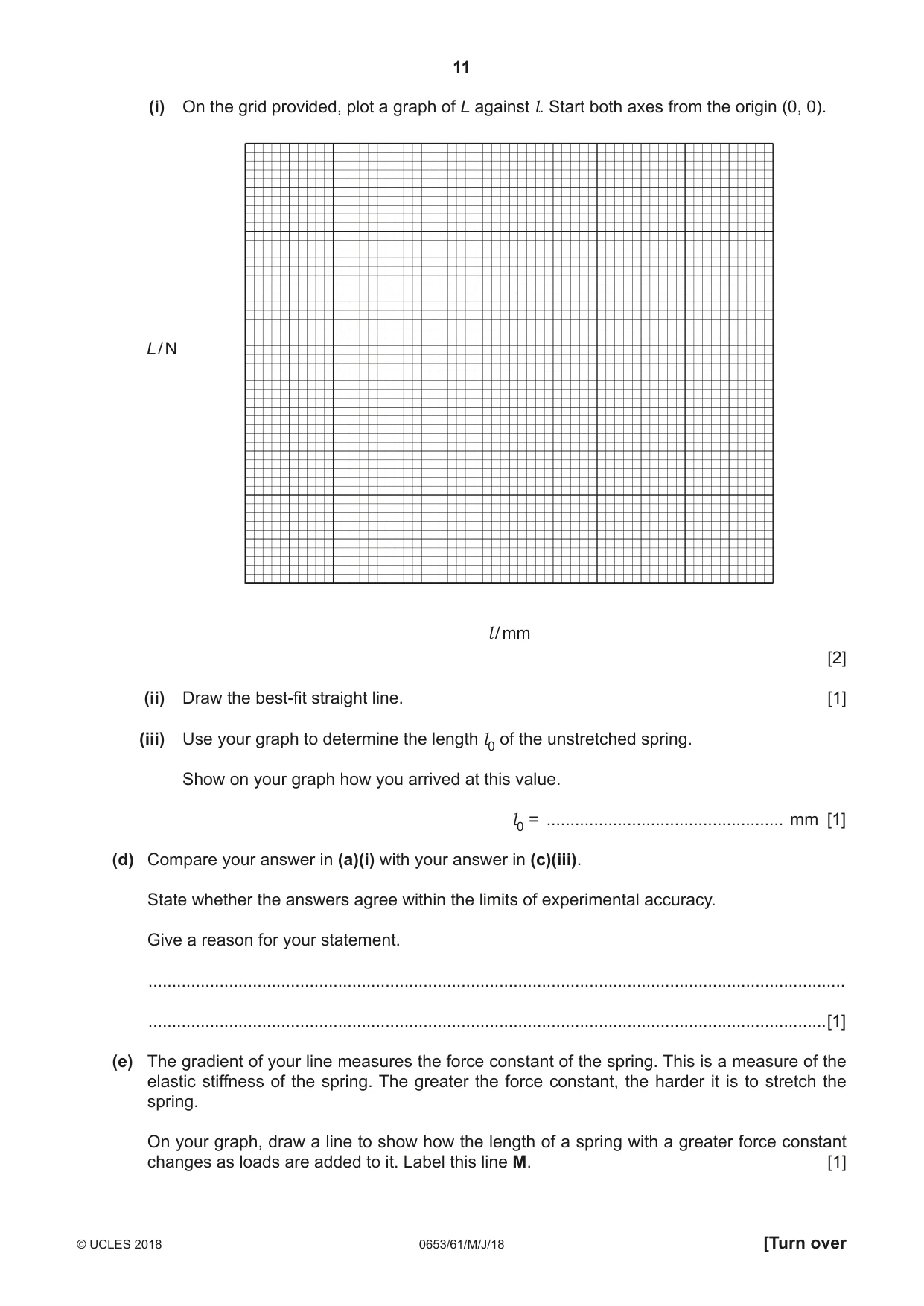 Cambridge IGCSE Science - Combined 0653 2018 May/June Paper 6 · Variant 1 question paper, page 11 of 20