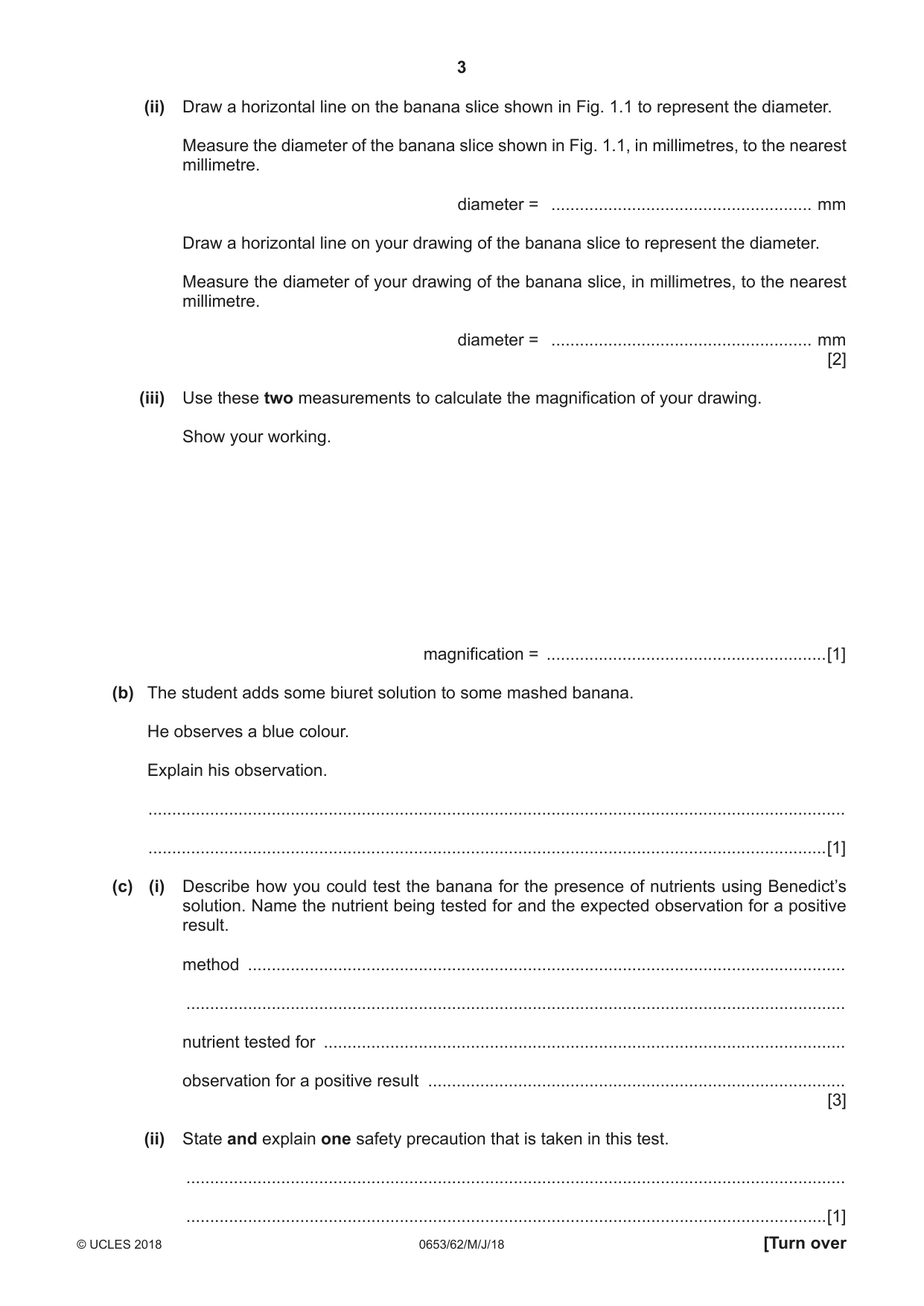 Cambridge IGCSE Science - Combined 0653 2018 May/June Paper 6 · Variant 2 question paper, page 3 of 20