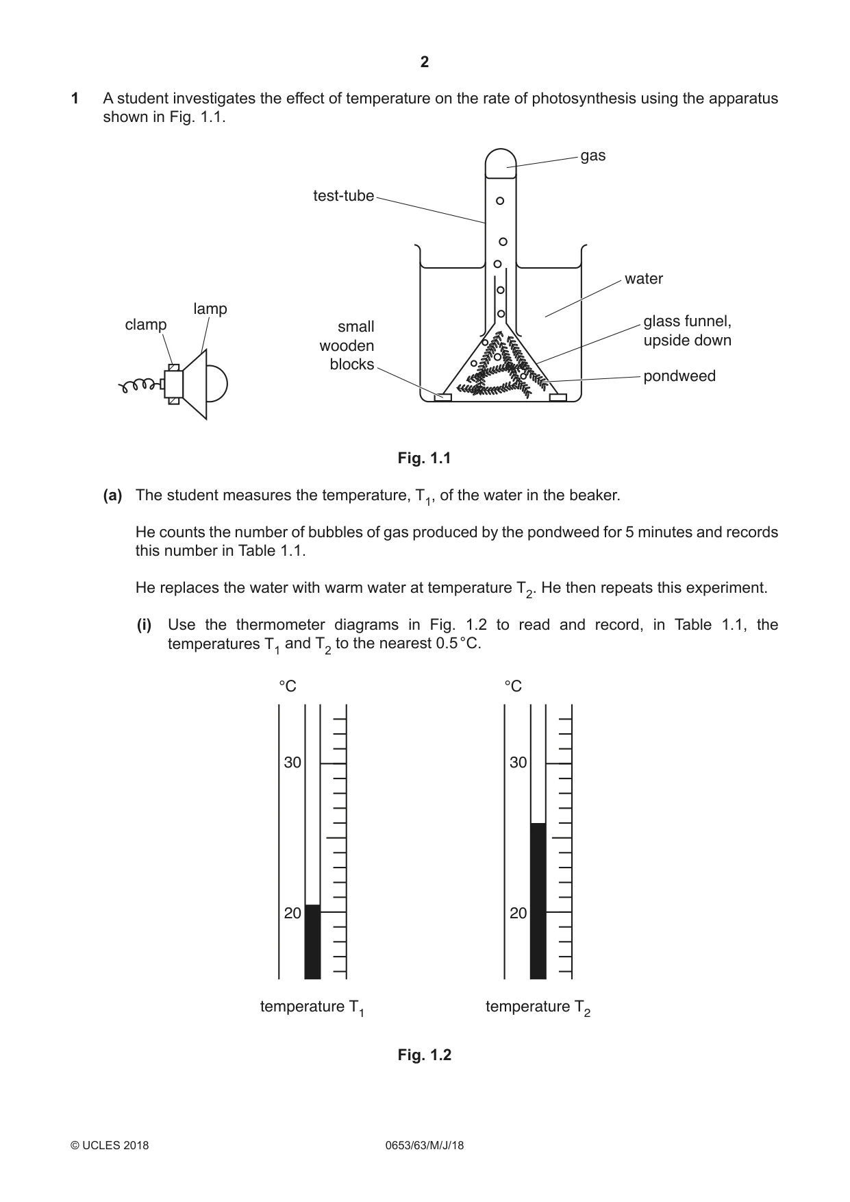 Cambridge IGCSE Science - Combined 0653 2018 May/June Paper 6 · Variant 3 question paper, page 2 of 20