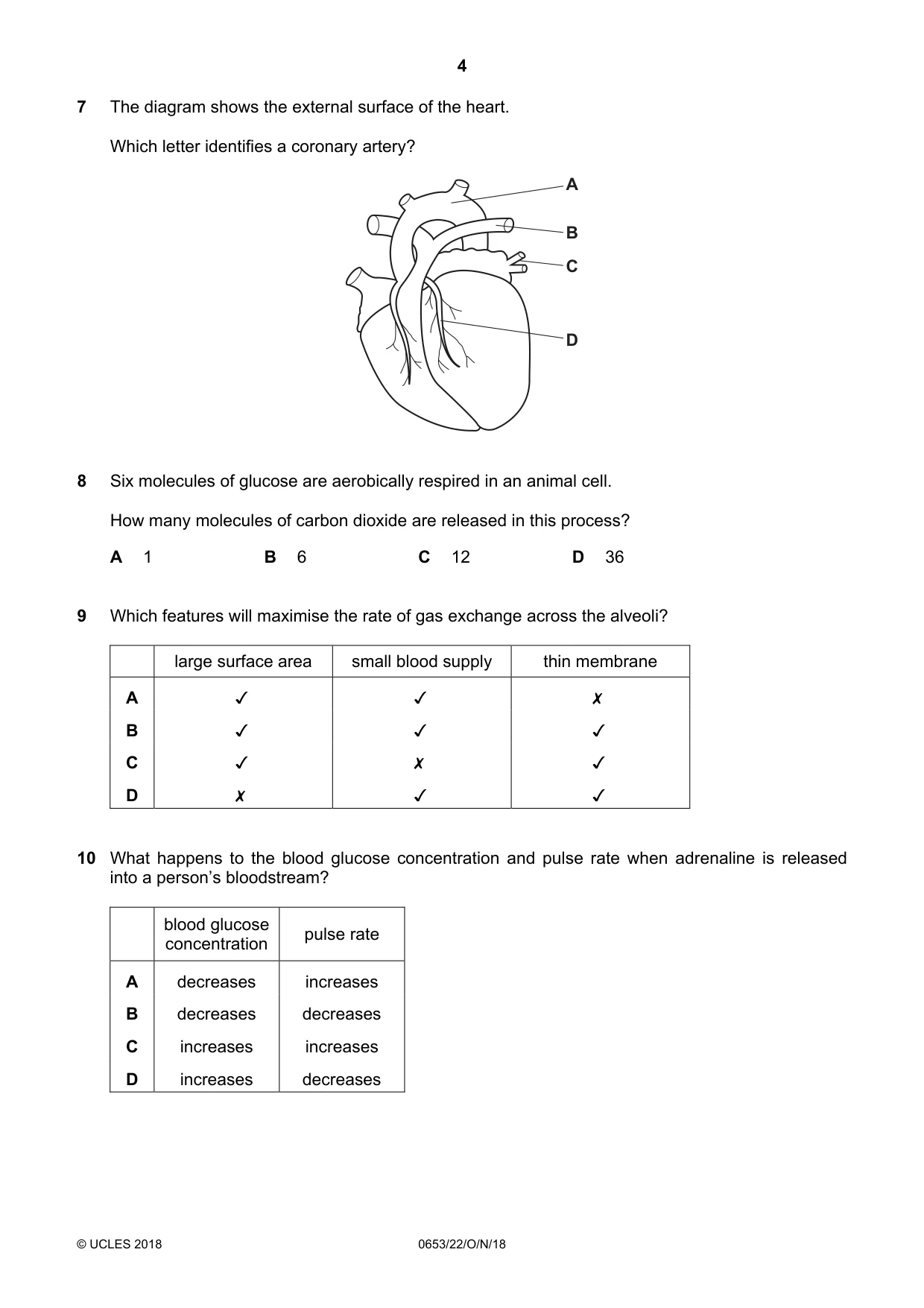 Cambridge IGCSE Science - Combined 0653 2018 Oct/Nov Paper 2 · Variant 2 question paper, page 4 of 16