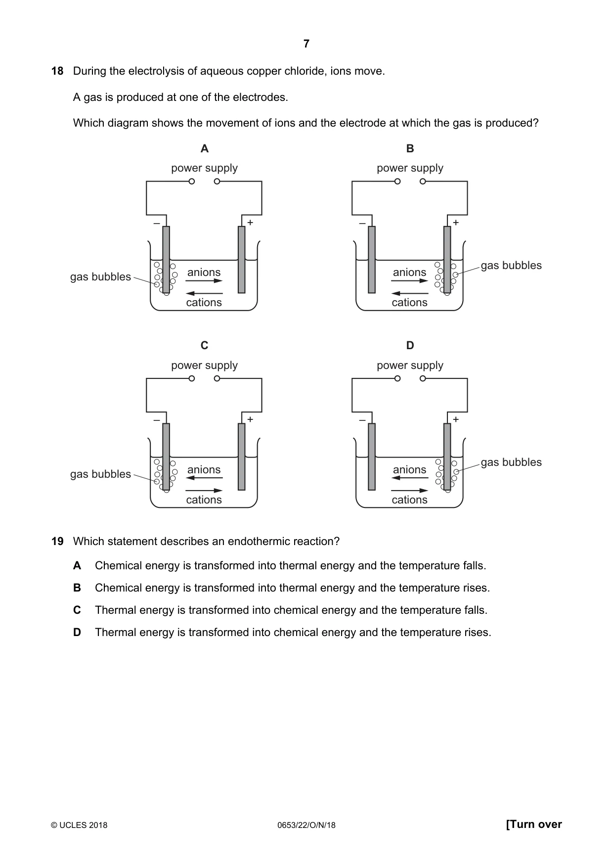 Cambridge IGCSE Science - Combined 0653 2018 Oct/Nov Paper 2 · Variant 2 question paper, page 7 of 16